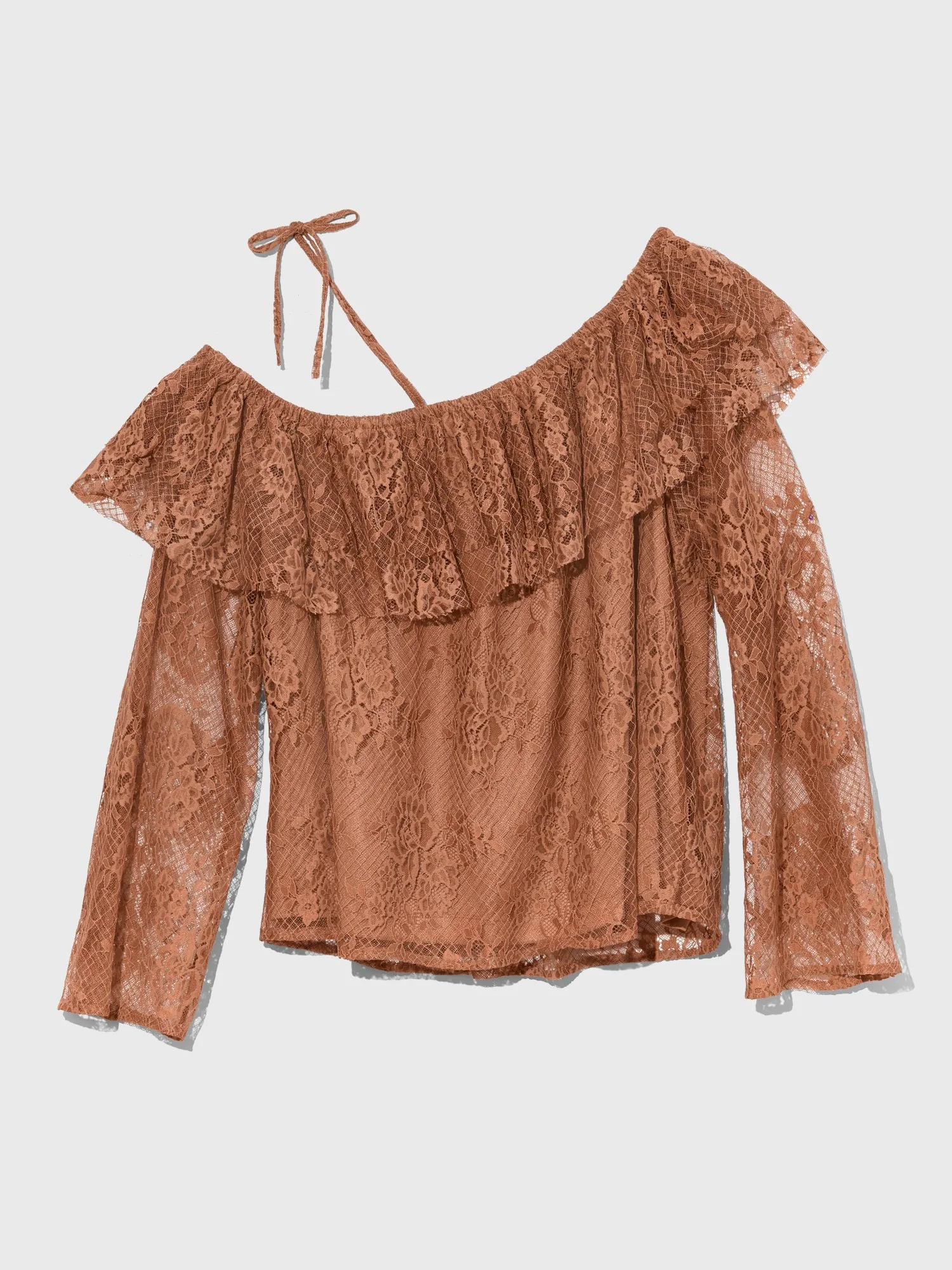 Illiana Lace Off Shoulder Top - Image 3