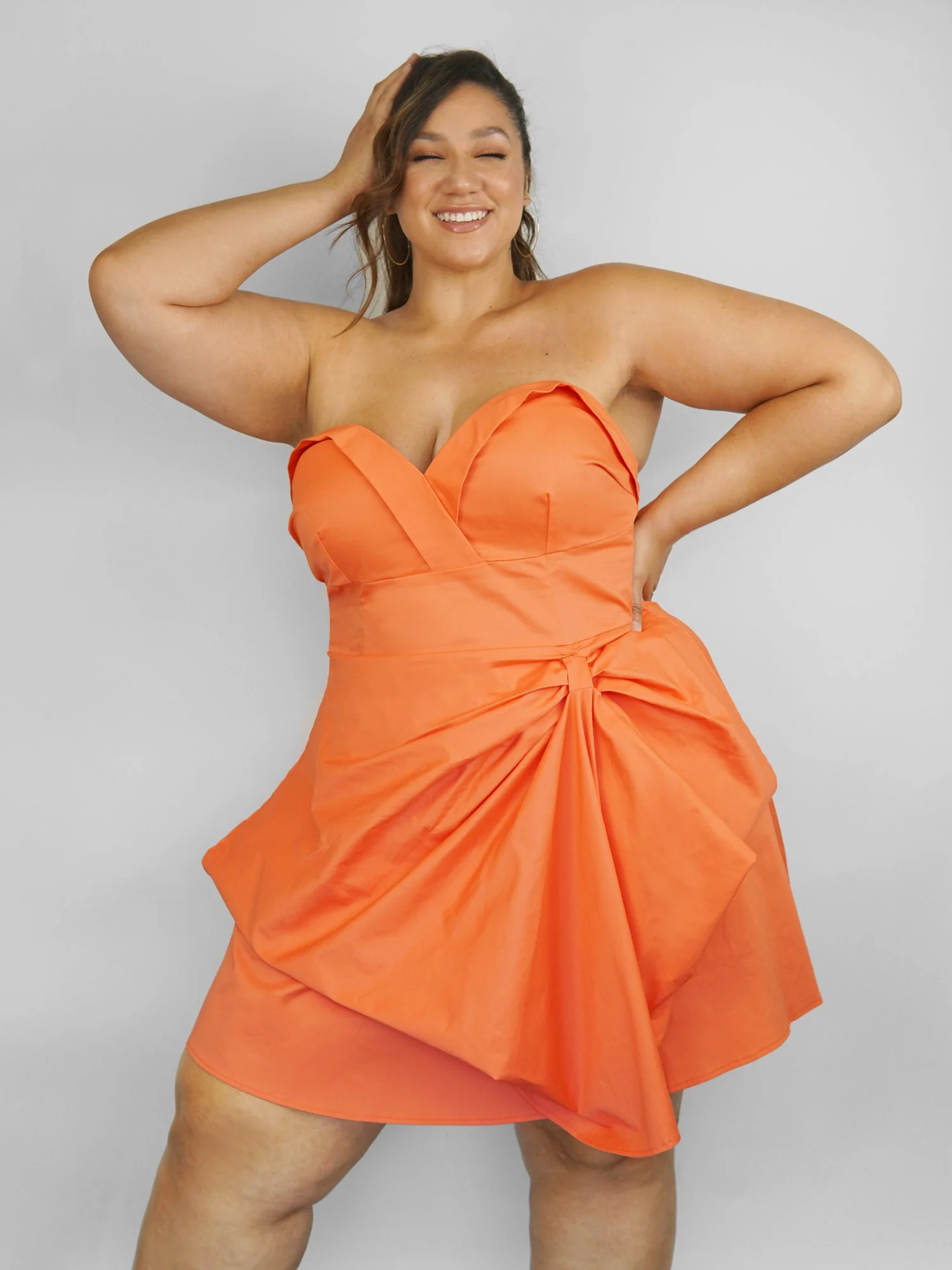 Ivy Strapless Dress with Bow Detail - Image 5