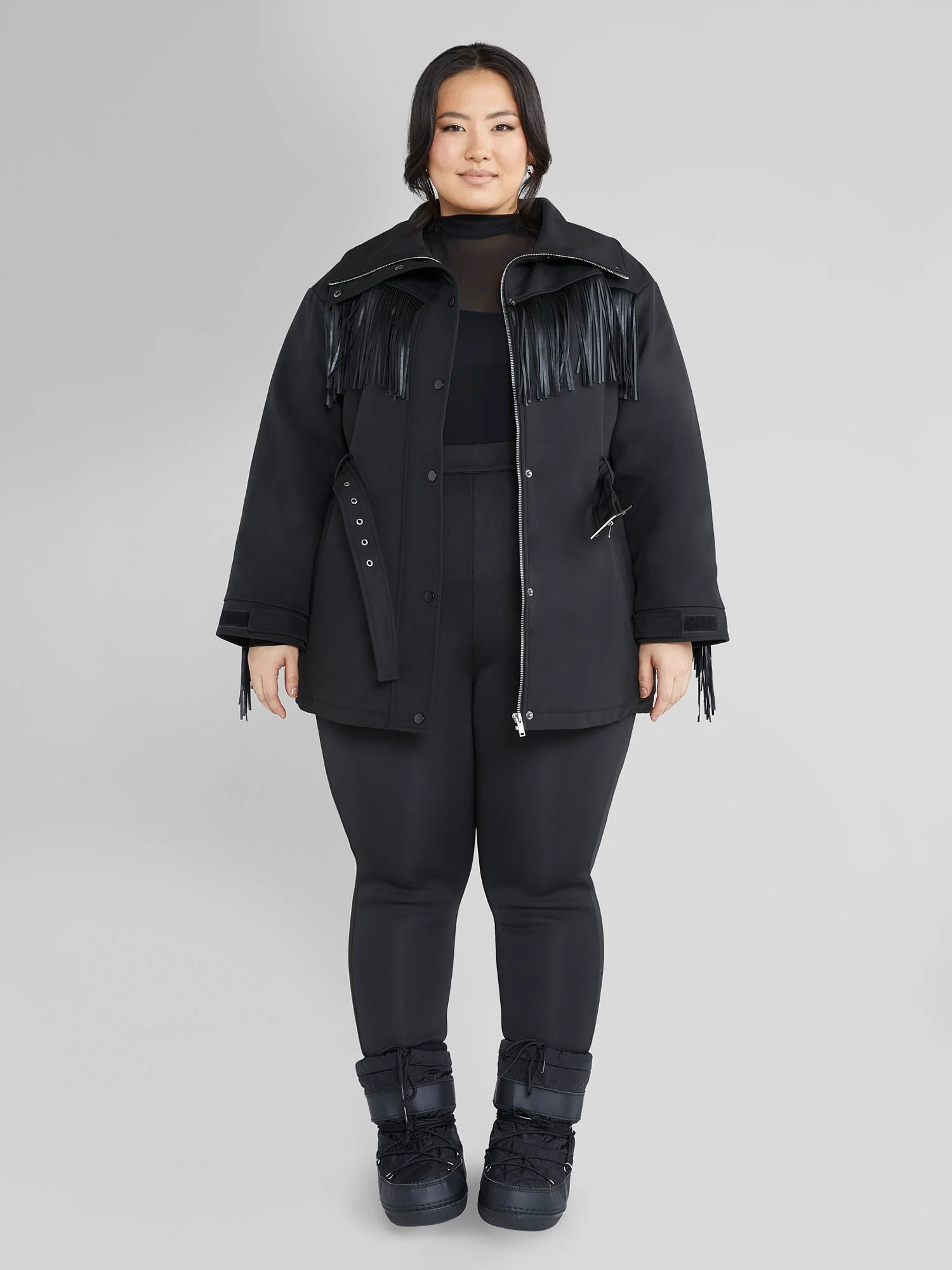 Jaina Fringe Ski Jacket - Image 3