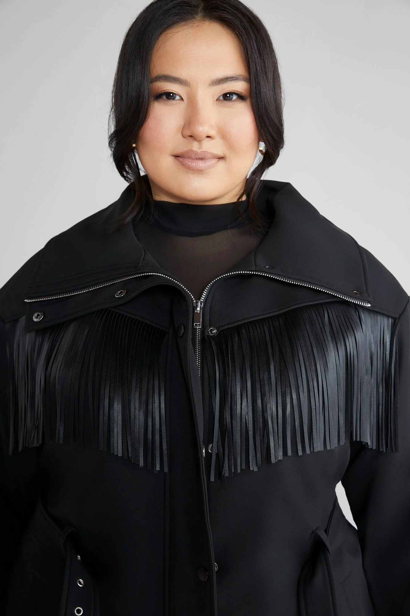Jaina Fringe Ski Jacket - Image 5