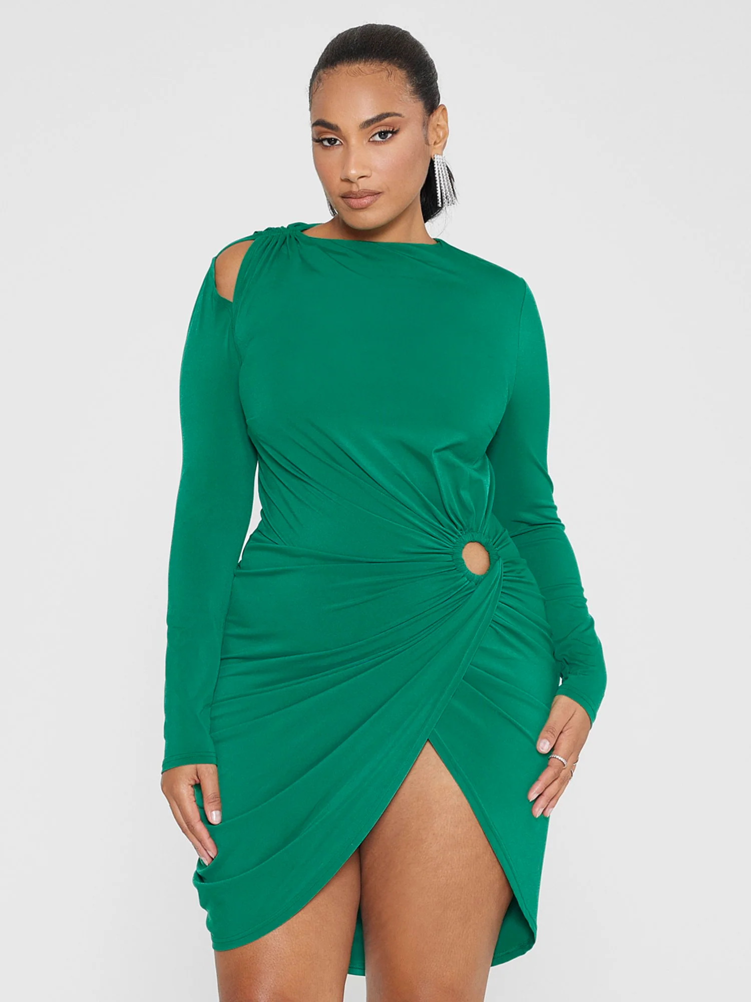 Jamayla Cutout Ruched Dress - Image 2