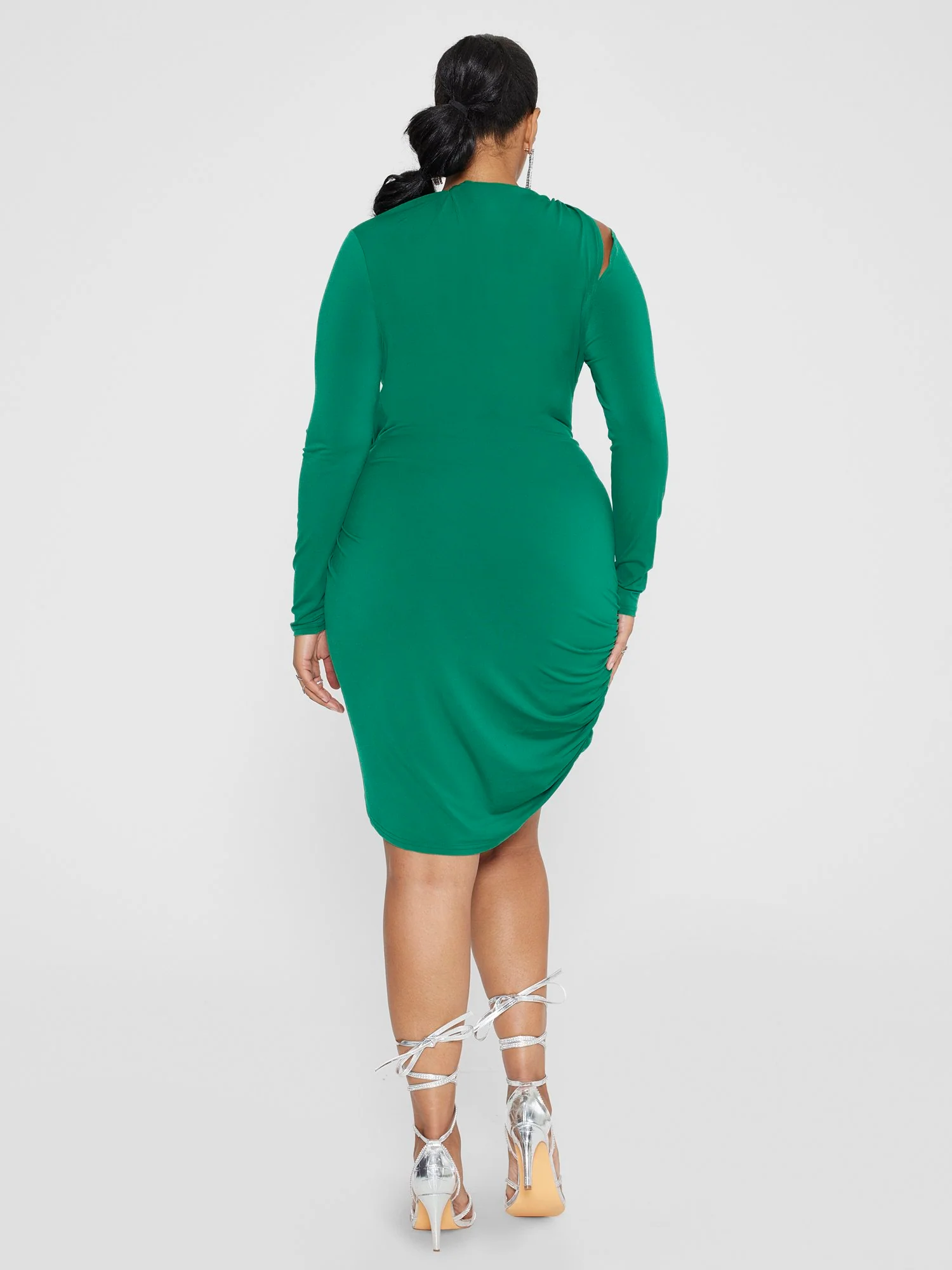 Jamayla Cutout Ruched Dress - Image 4