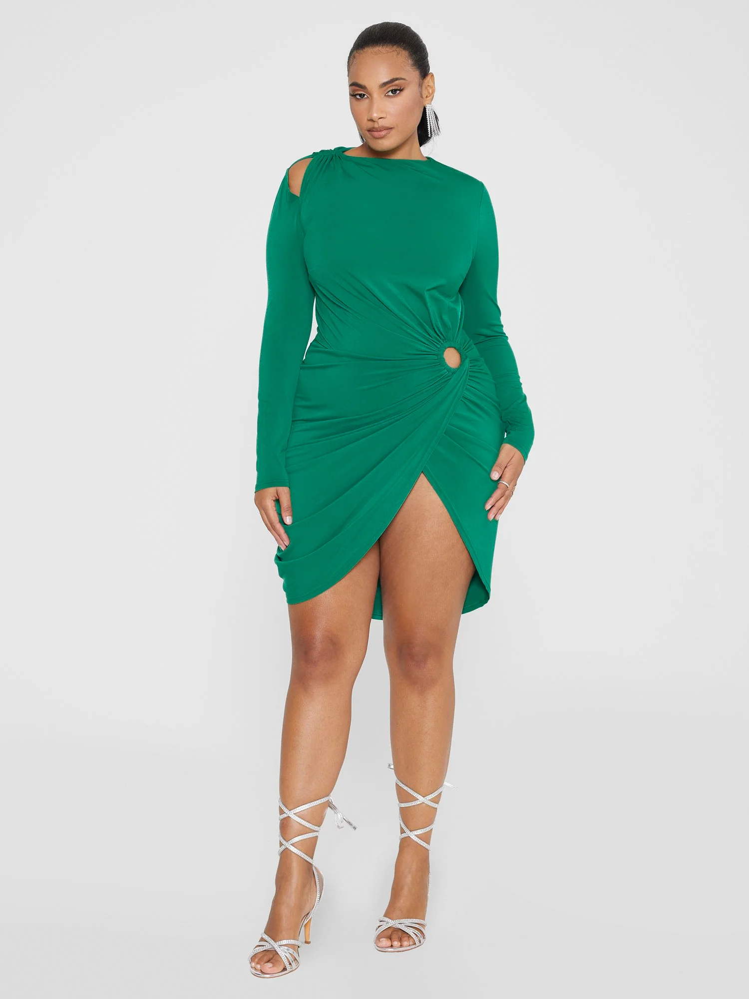 Jamayla Cutout Ruched Dress - Image 6