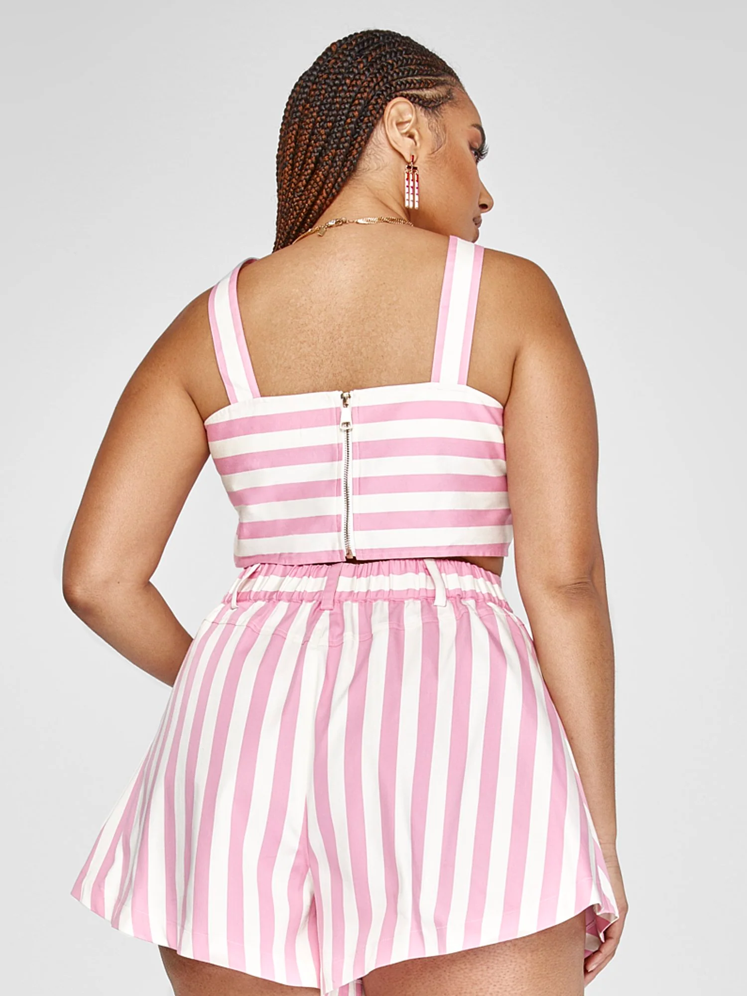 Jamila Stripe Linen Tank Top - Garnerstyle x FTF - Image 3