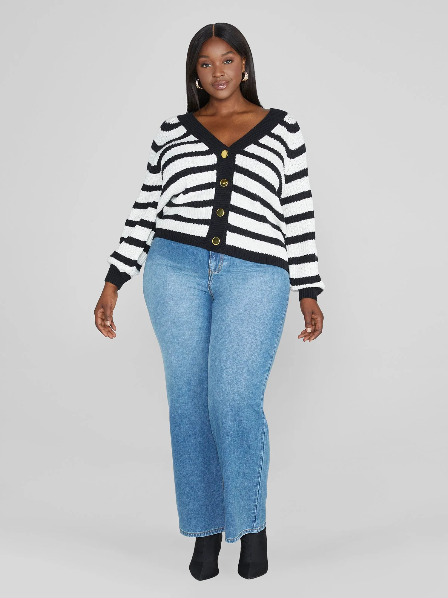 Jaya Striped Cardigan - Image 5