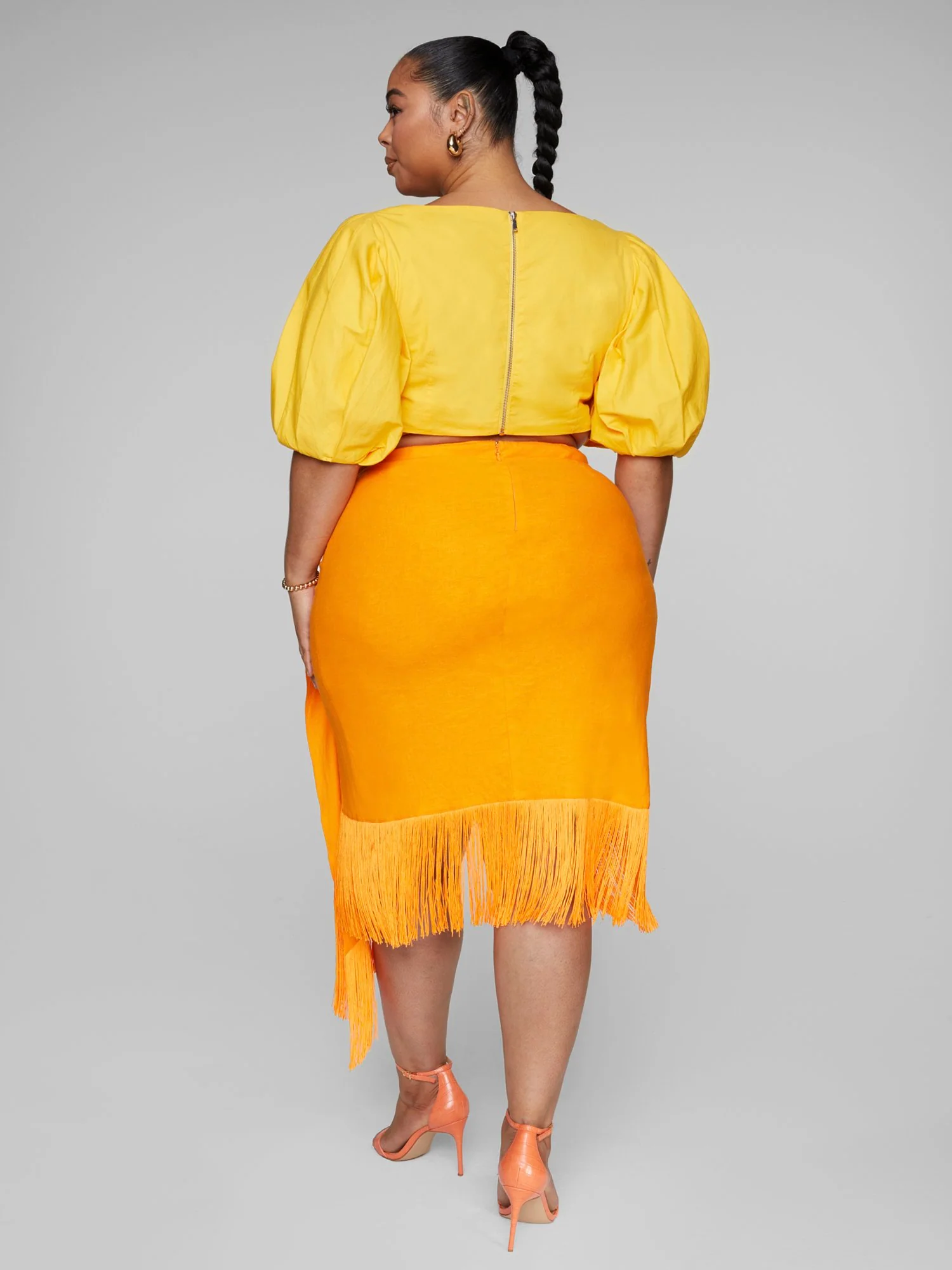 Jeanette Puff Sleeve Crop Top - Gabi Fresh x FTF - Image 4