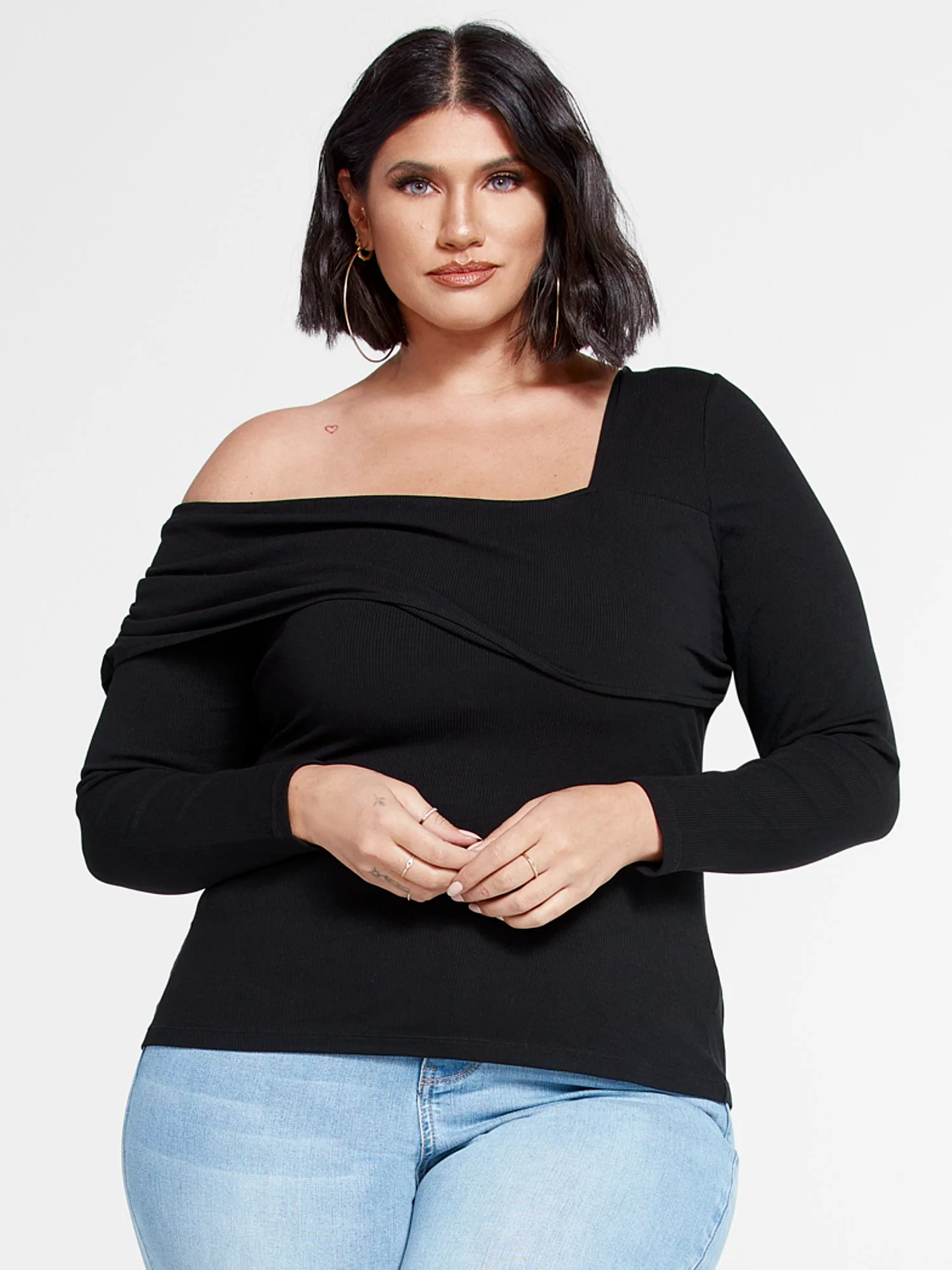 Jenisse One Shoulder Knit Top - Image 2