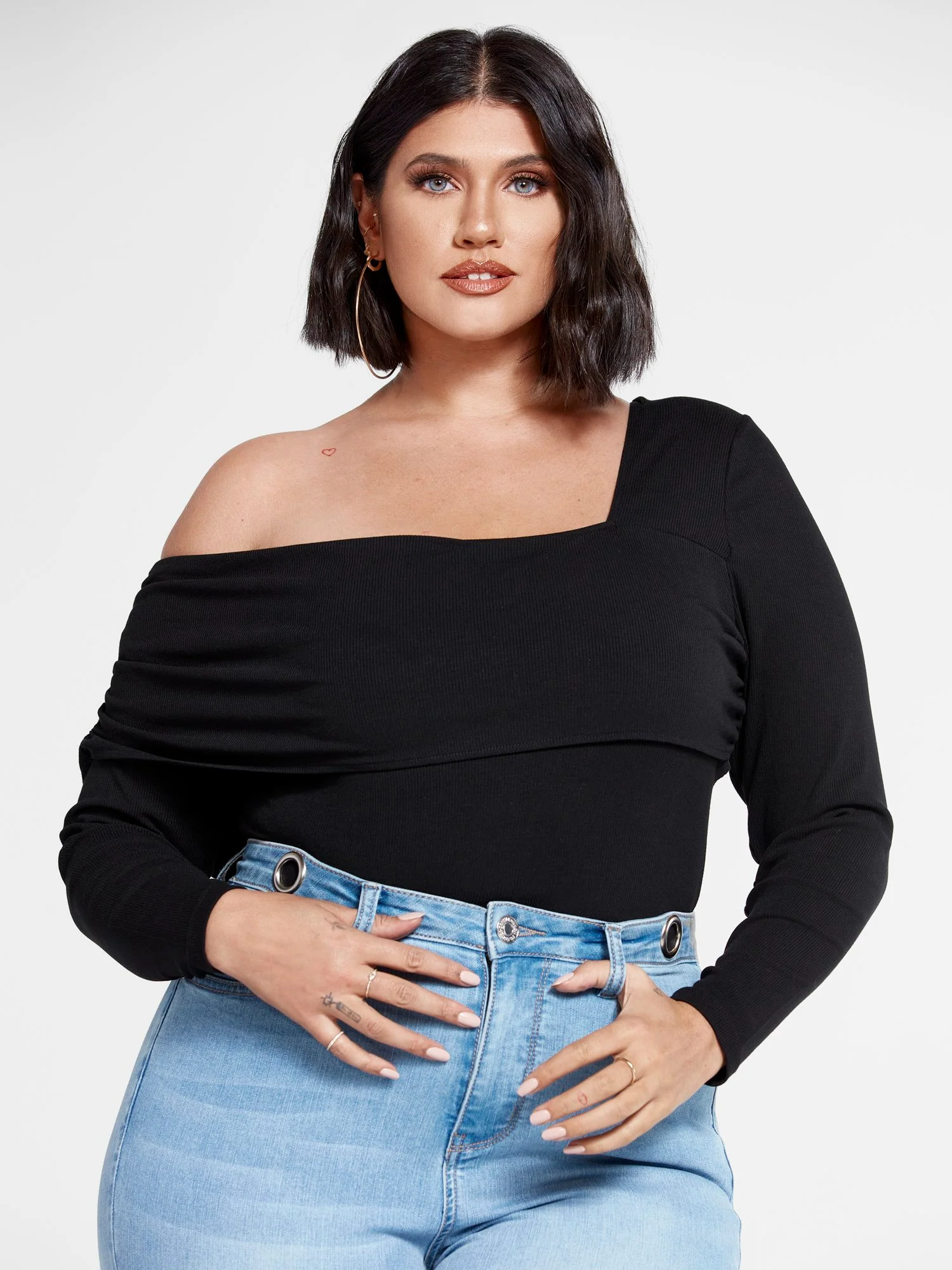 Jenisse One Shoulder Knit Top - Image 5