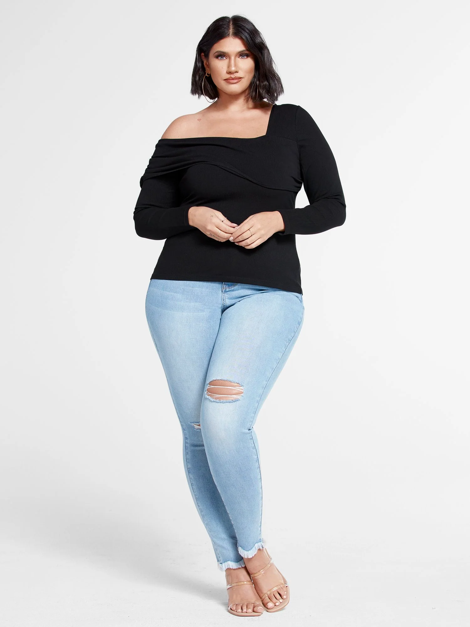 Jenisse One Shoulder Knit Top - Image 6