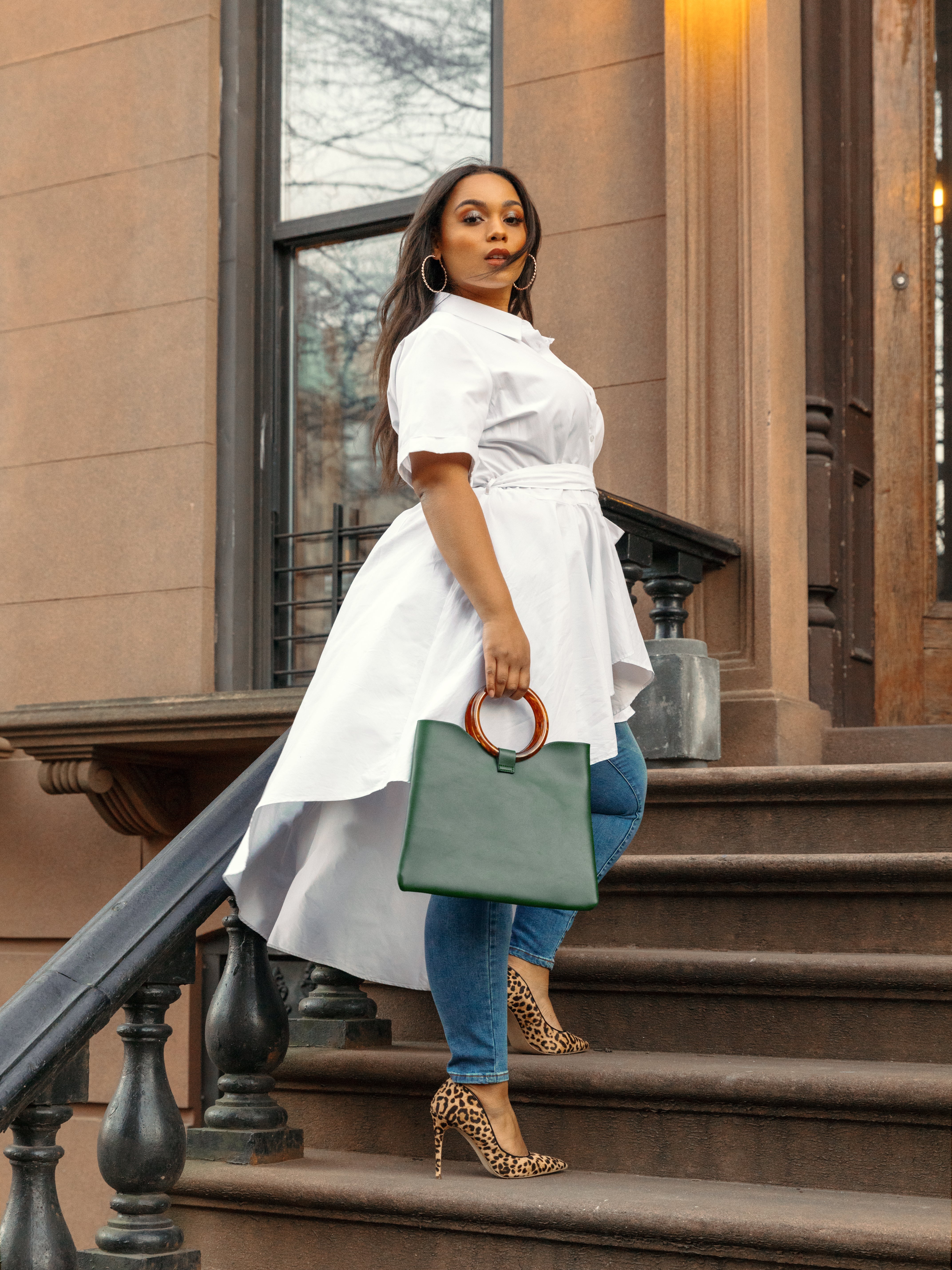 Jessie Asymmetrical Tunic with Belt - Image 5