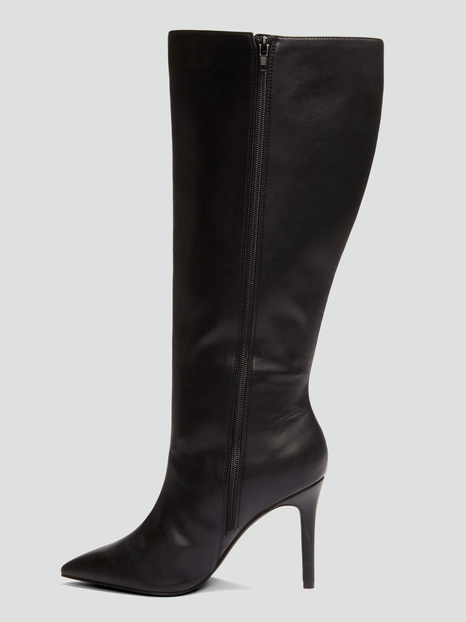 Jessie Faux Leather Knee High Boots - Image 4