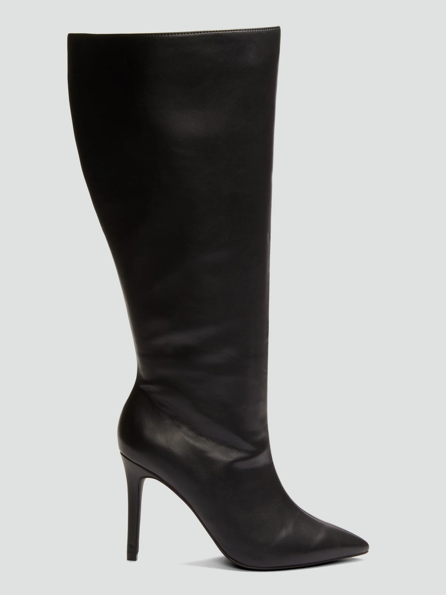 Jessie Faux Leather Knee High Boots - Image 5