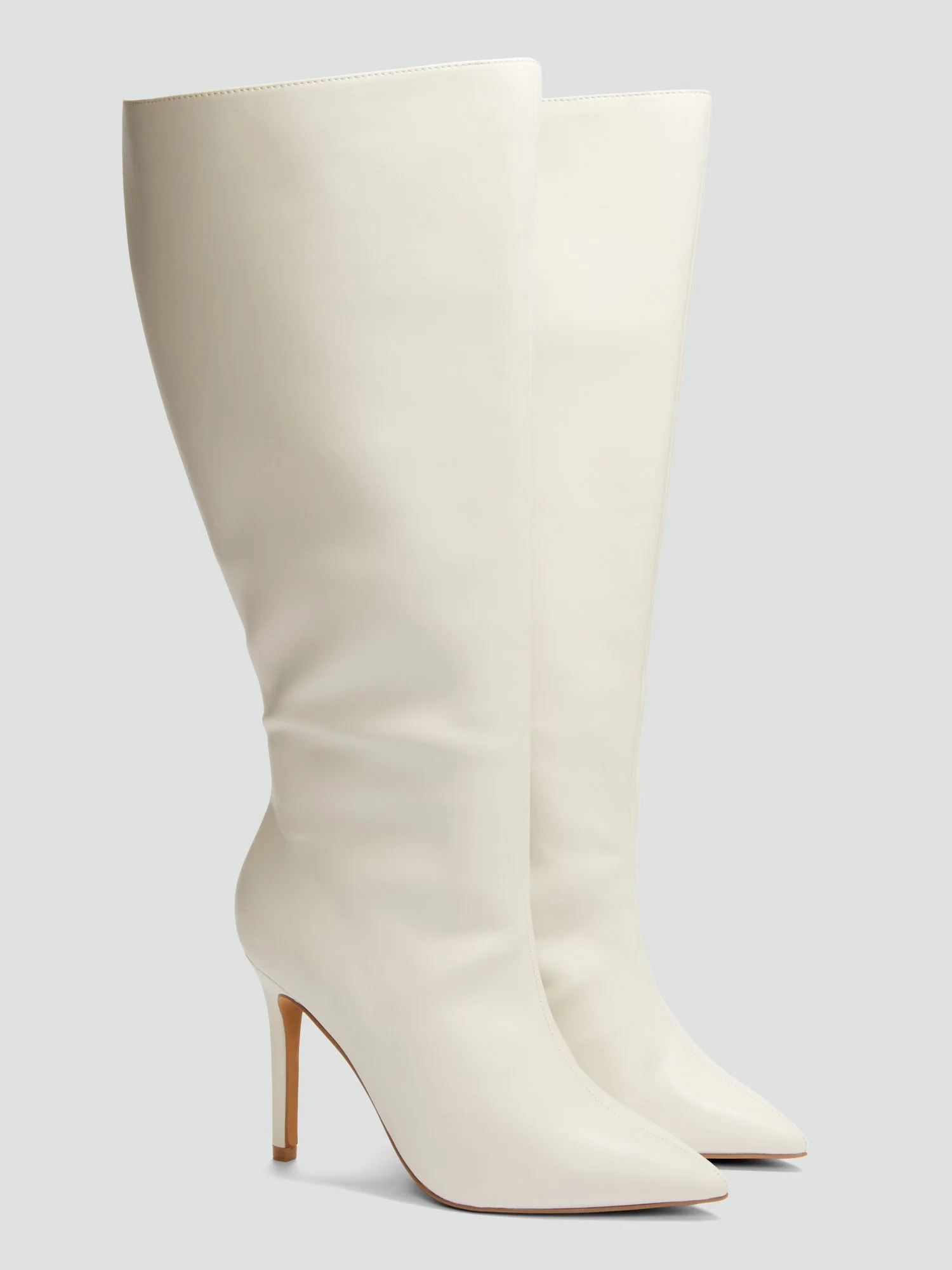 Jessie Faux Leather Knee High Boots - Image 8
