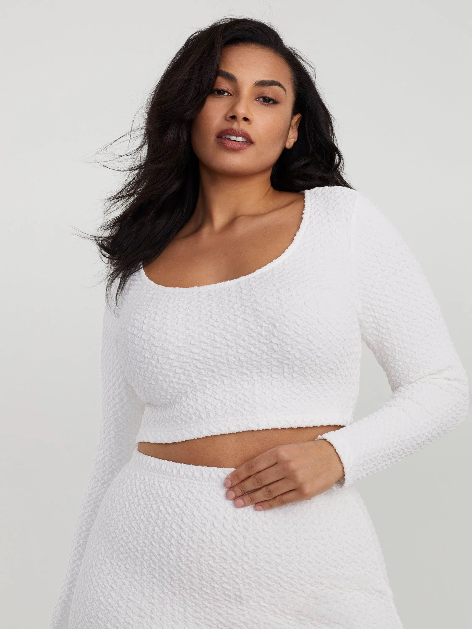 Jeze Sleeveless Crop Bubble Top - Image 2