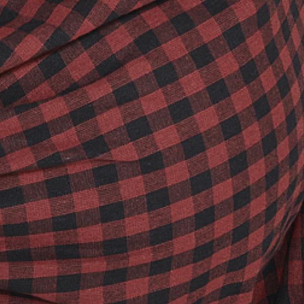 Jocelyn Gingham Ruched Top - Image 5
