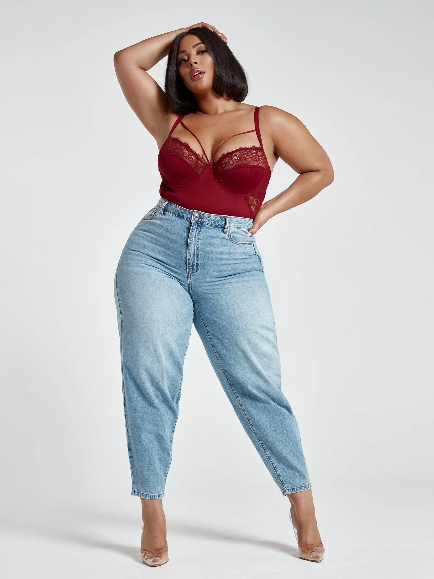 Johanna Lace Cup Bodysuit - Image 7