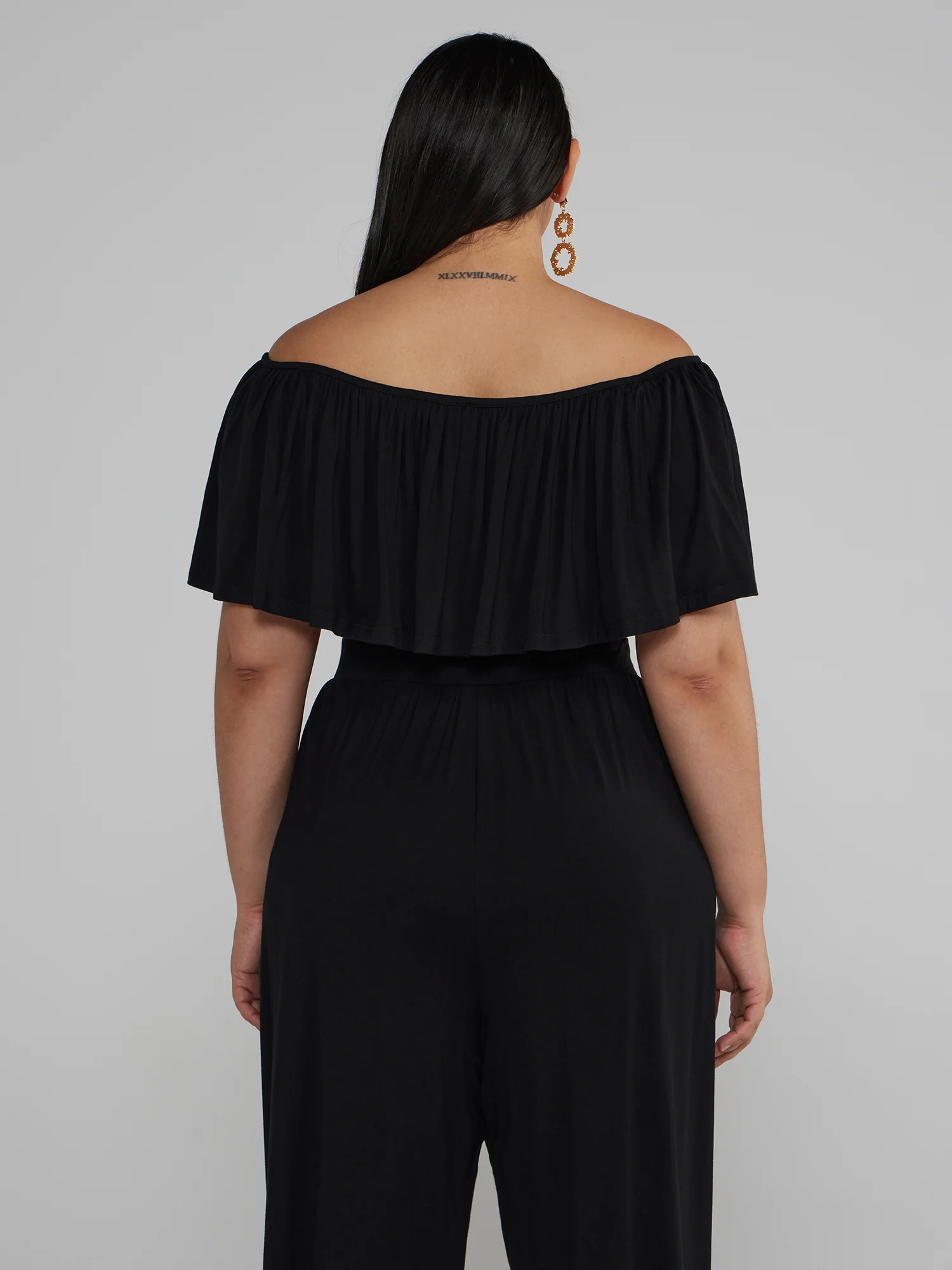 Jonna Off Shoulder Ruffle Crop Top - Image 3
