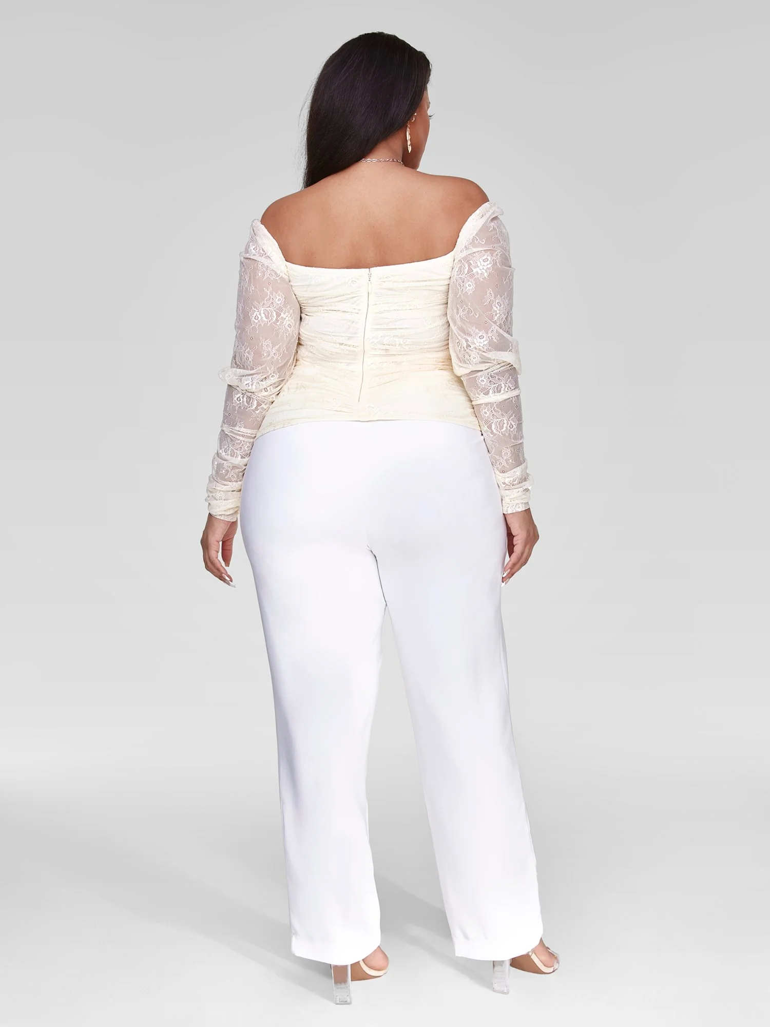 Josslyn Off-The-Shoulder Lace Top - Image 4