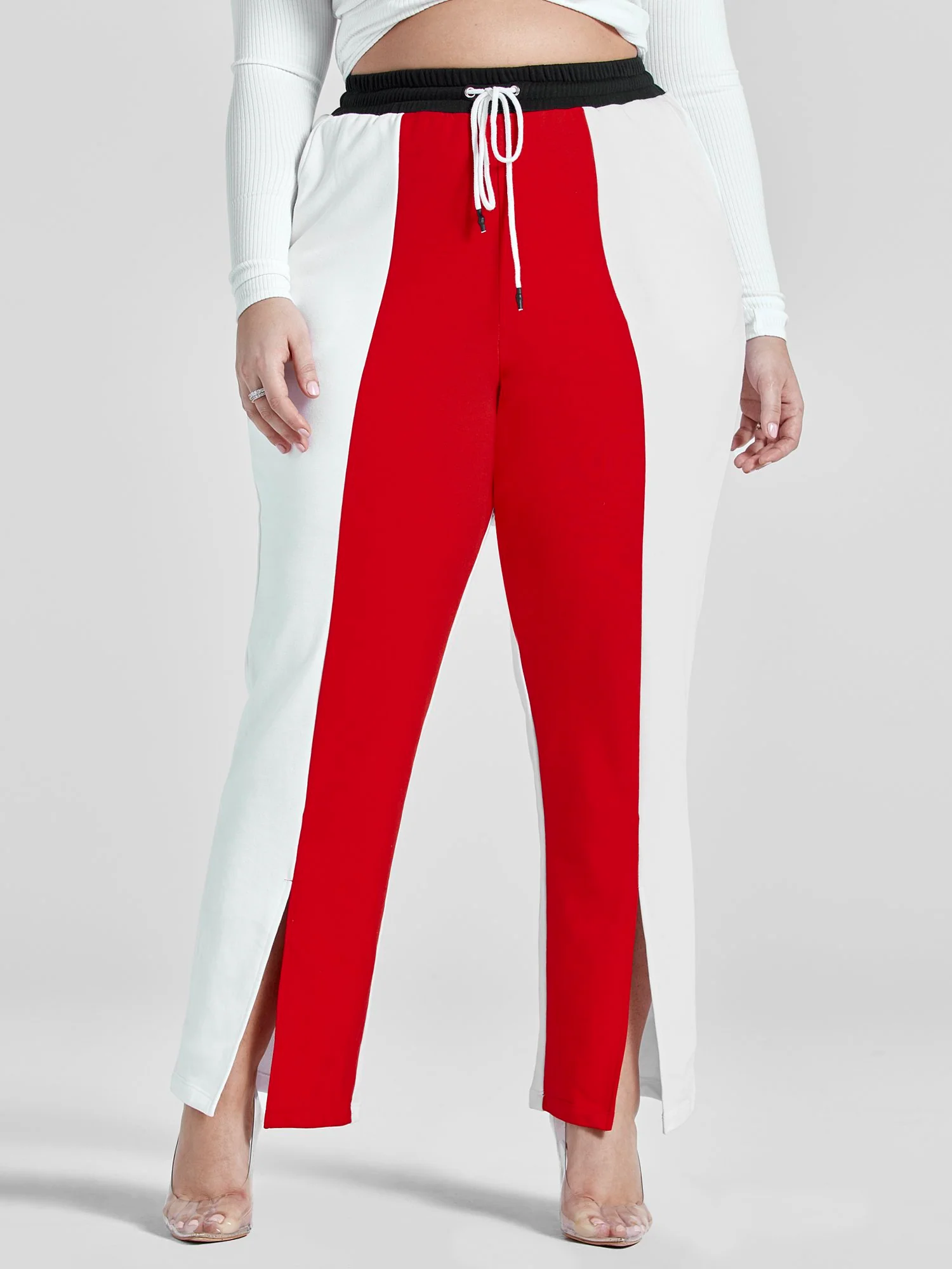 Karene Colorblock Knit Pants - Image 2