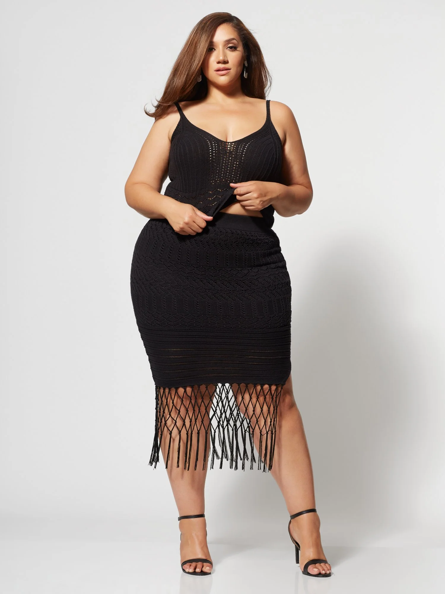 Karenza Crochet Fringe Skirt - Image 3