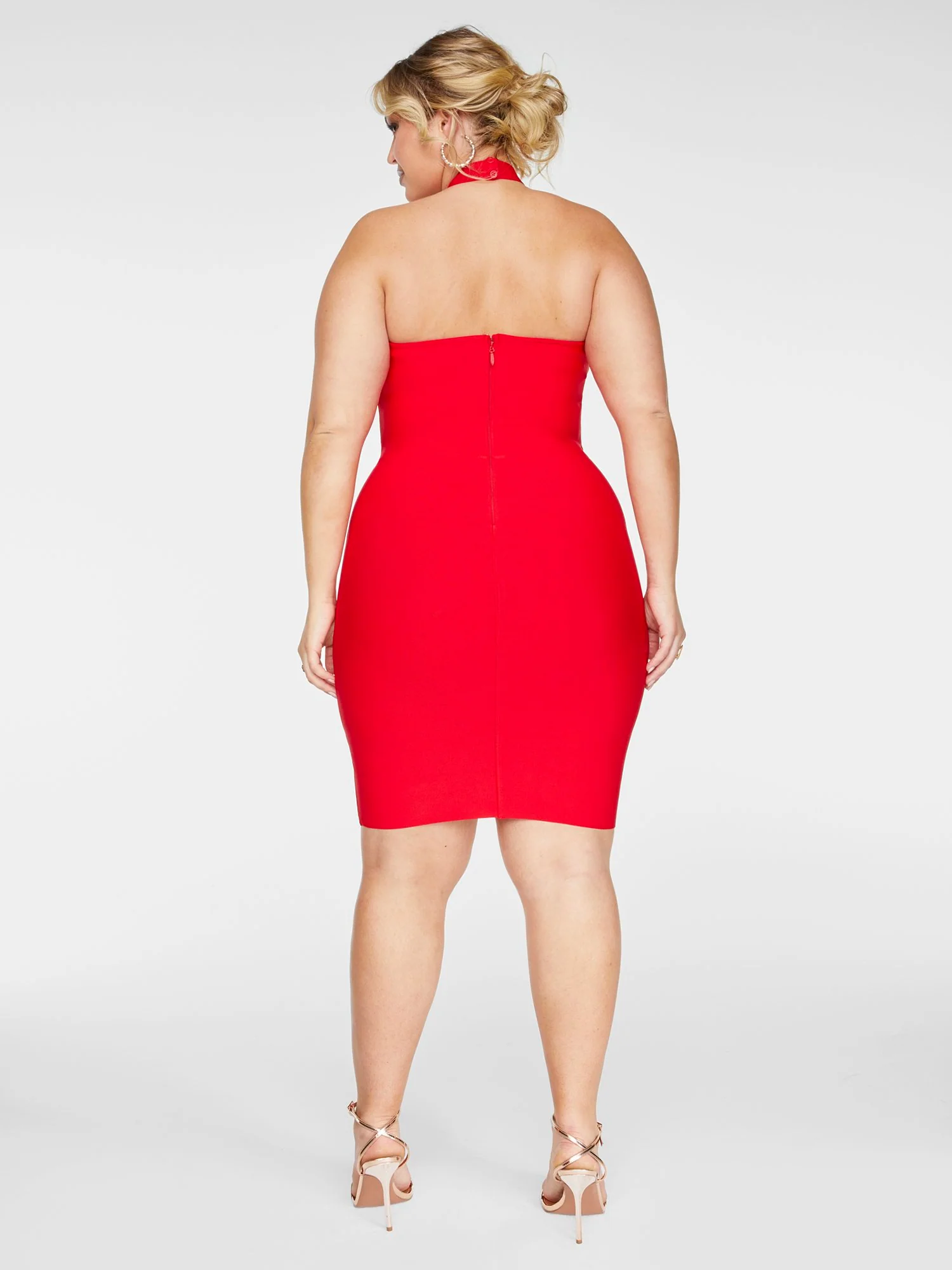 Karina Halterneck Bandage Style Dress - Image 4