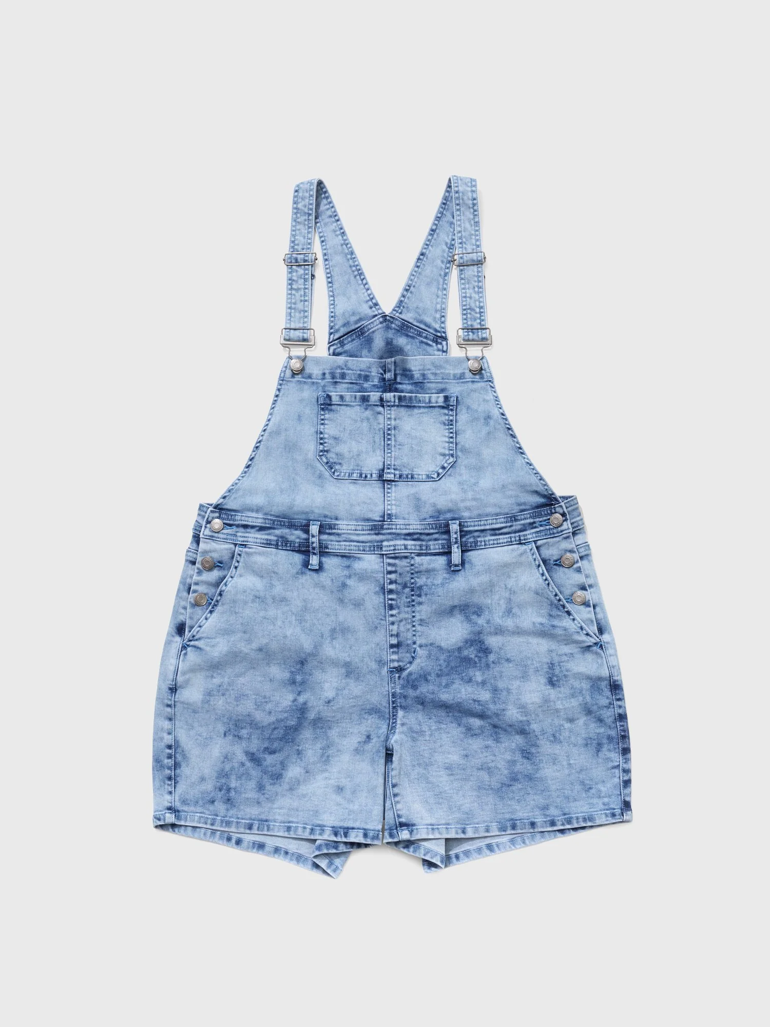 Kate Tie Dye Short Overalls - Image 3