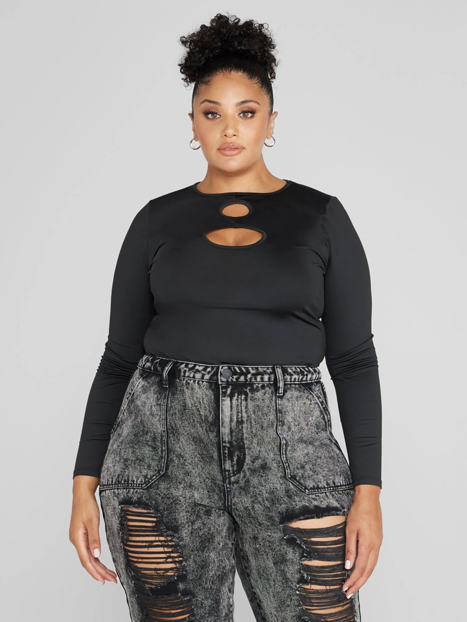 Katelyn Cutout Knit Top - Image 2