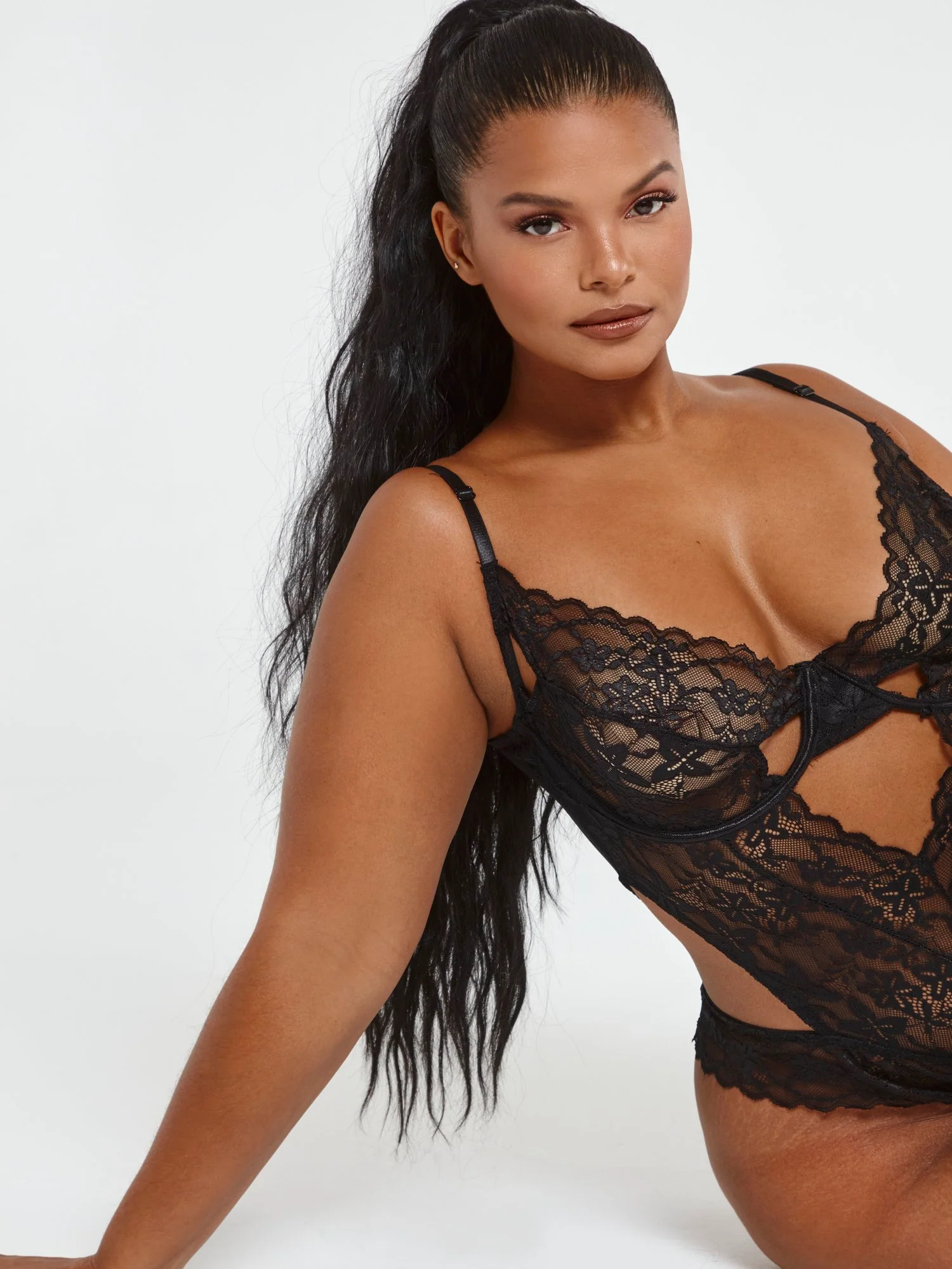 Katelyn Lace Cutout Bodysuit - Image 5