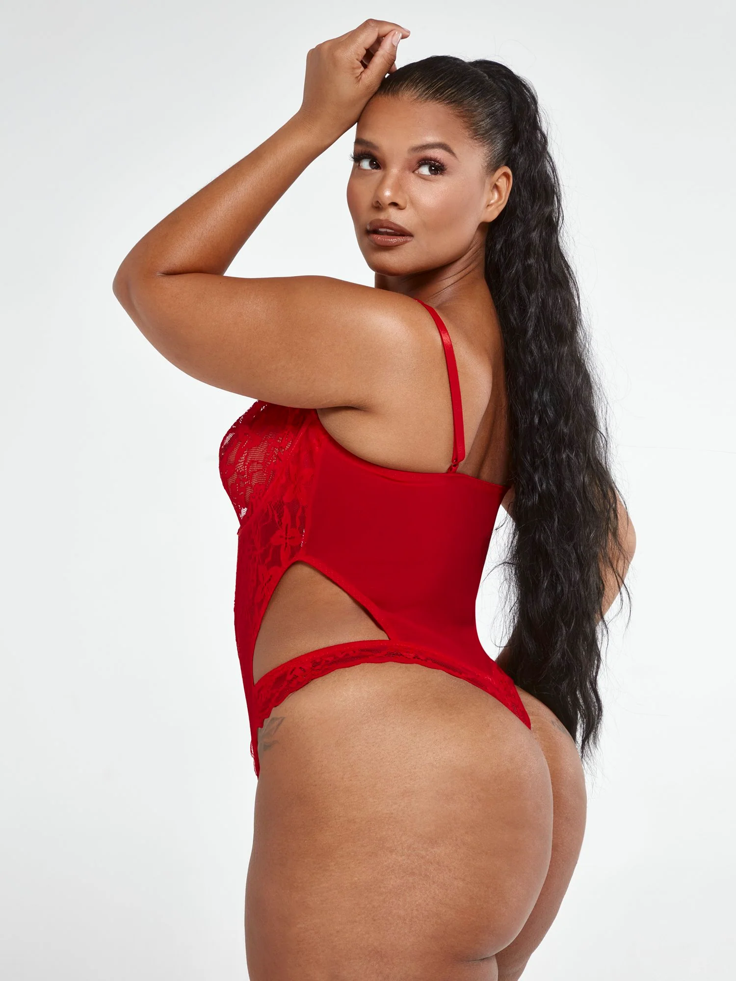 Katelyn Lace Cutout Bodysuit - Image 9