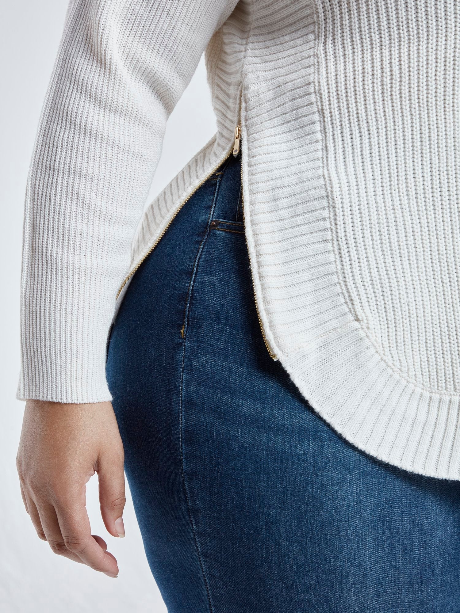 Katherine Side Zip Sweater - Image 8
