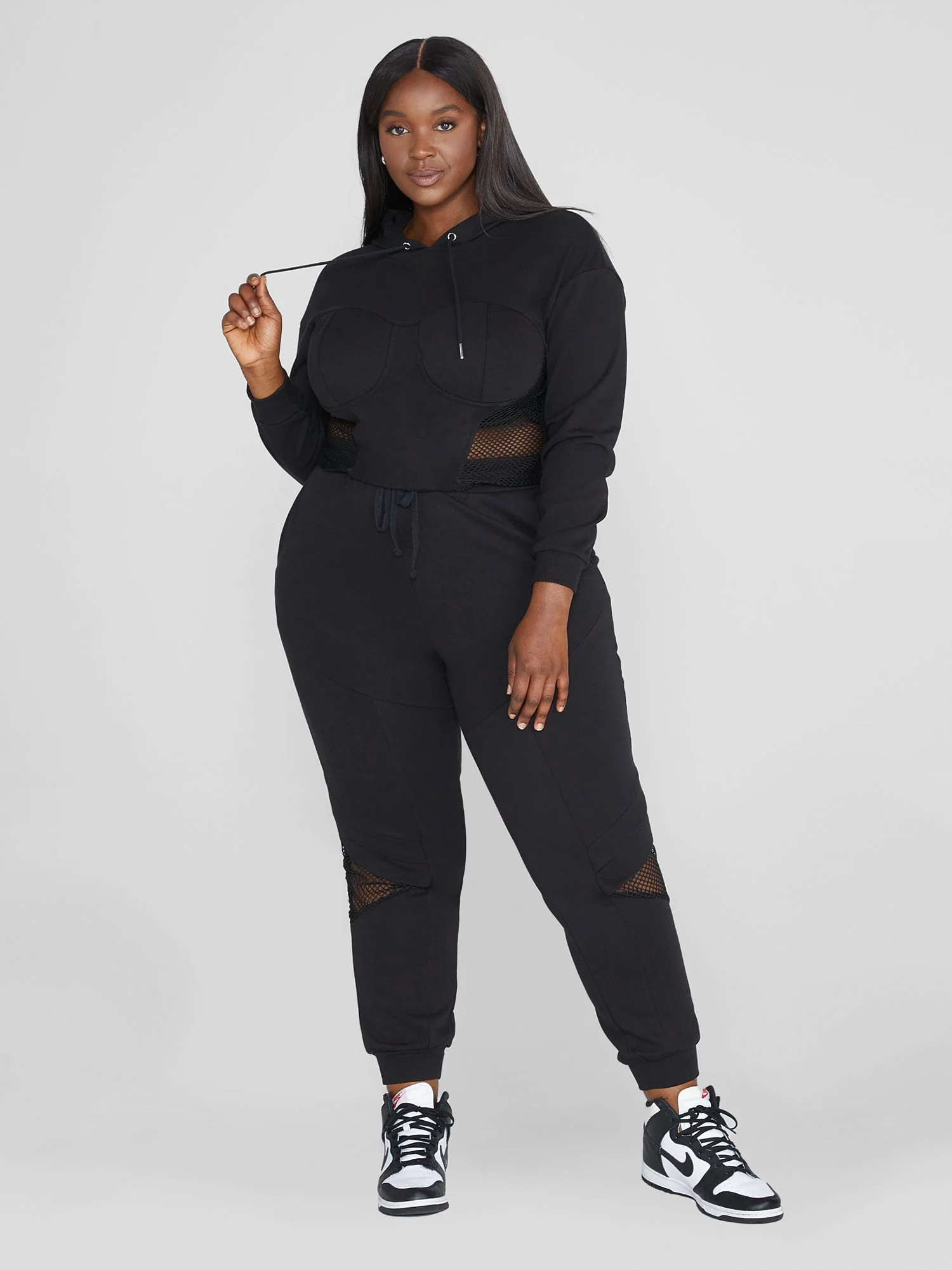 Katina Side Mesh Hoodie - Image 3