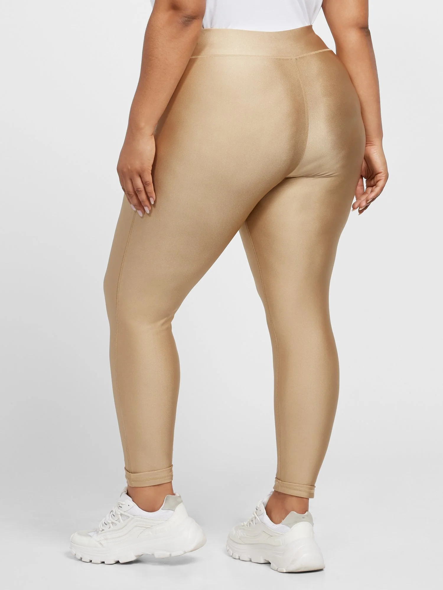 Kaya High Rise Shine Leggings - Image 3