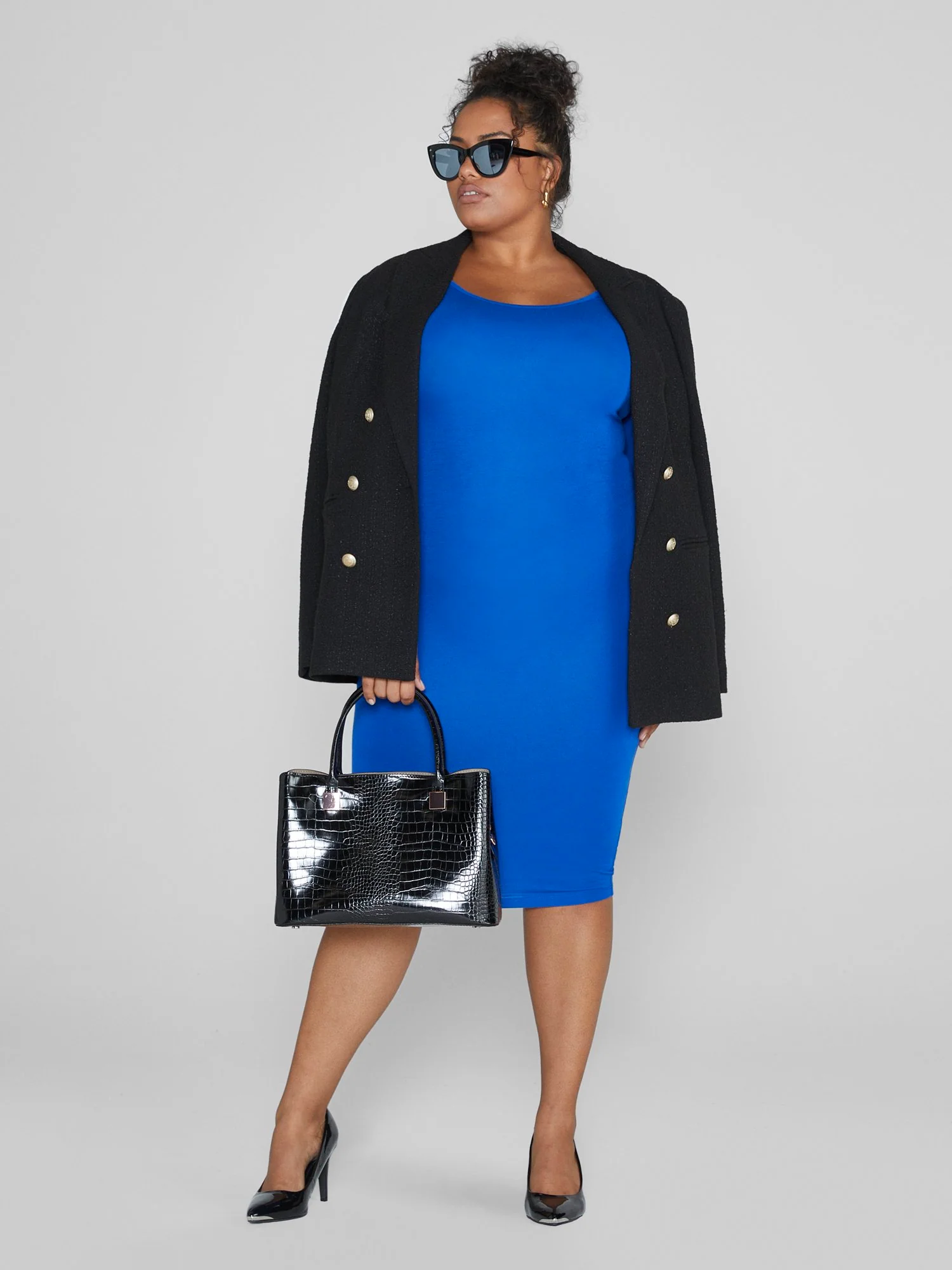 Kayla Textured Boyfriend Blazer - Image 5