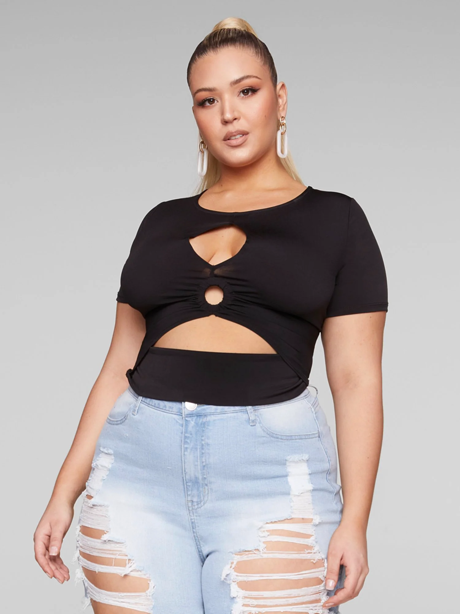 Keena O-Ring Cutout Top - Image 2
