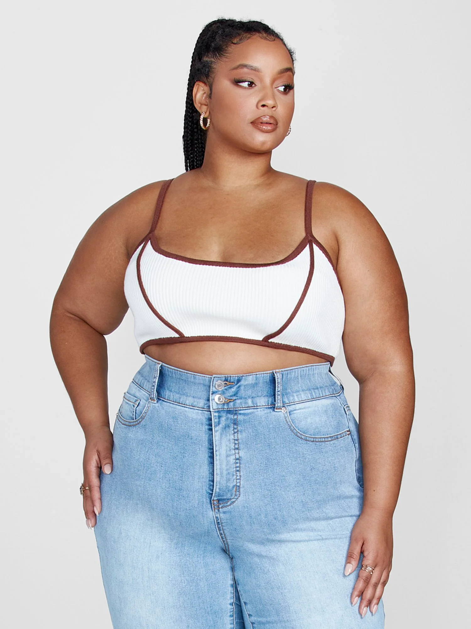Keisha Cutout Sweater and Tank Set - Image 3