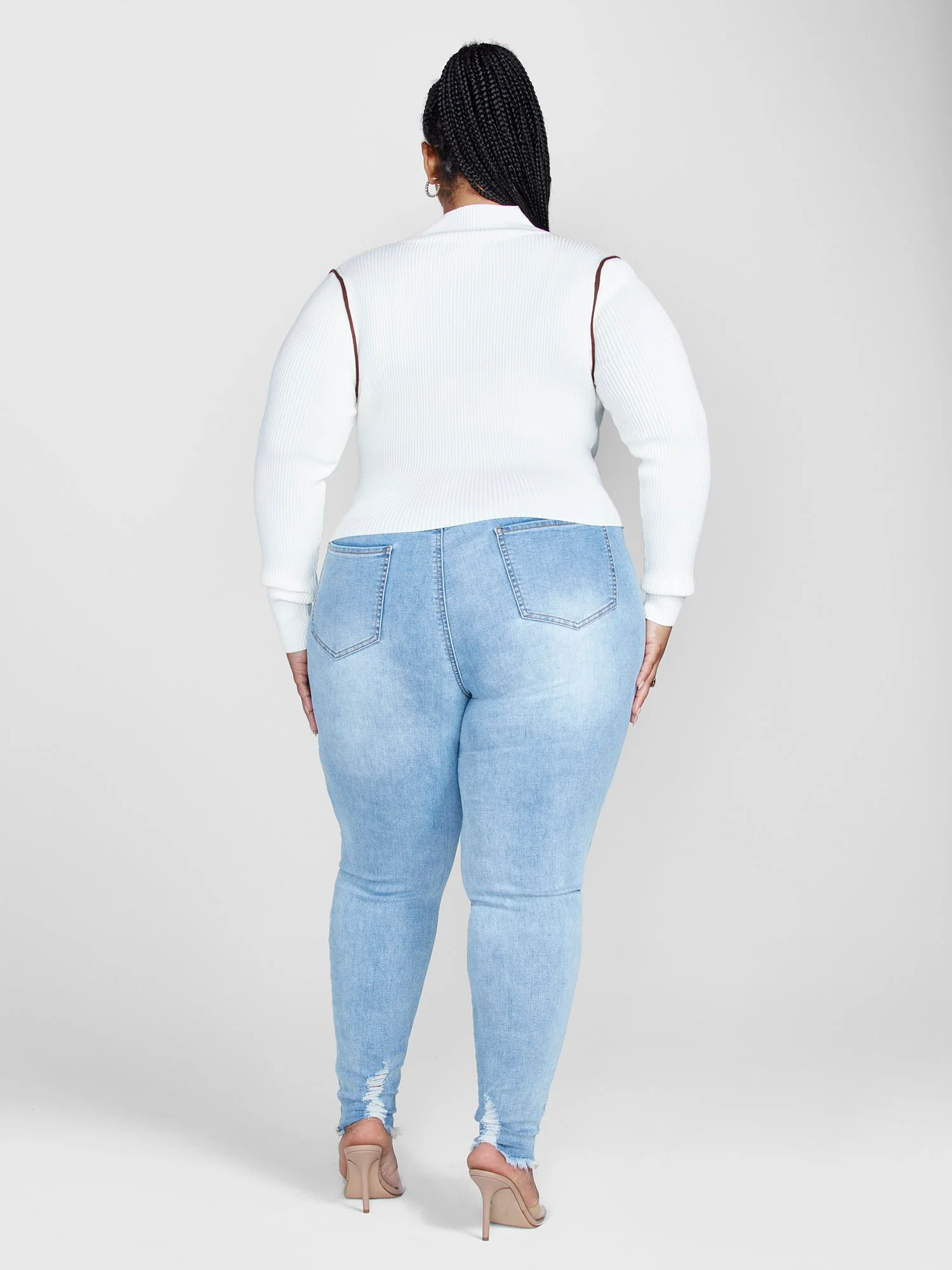 Keisha Cutout Sweater and Tank Set - Image 5