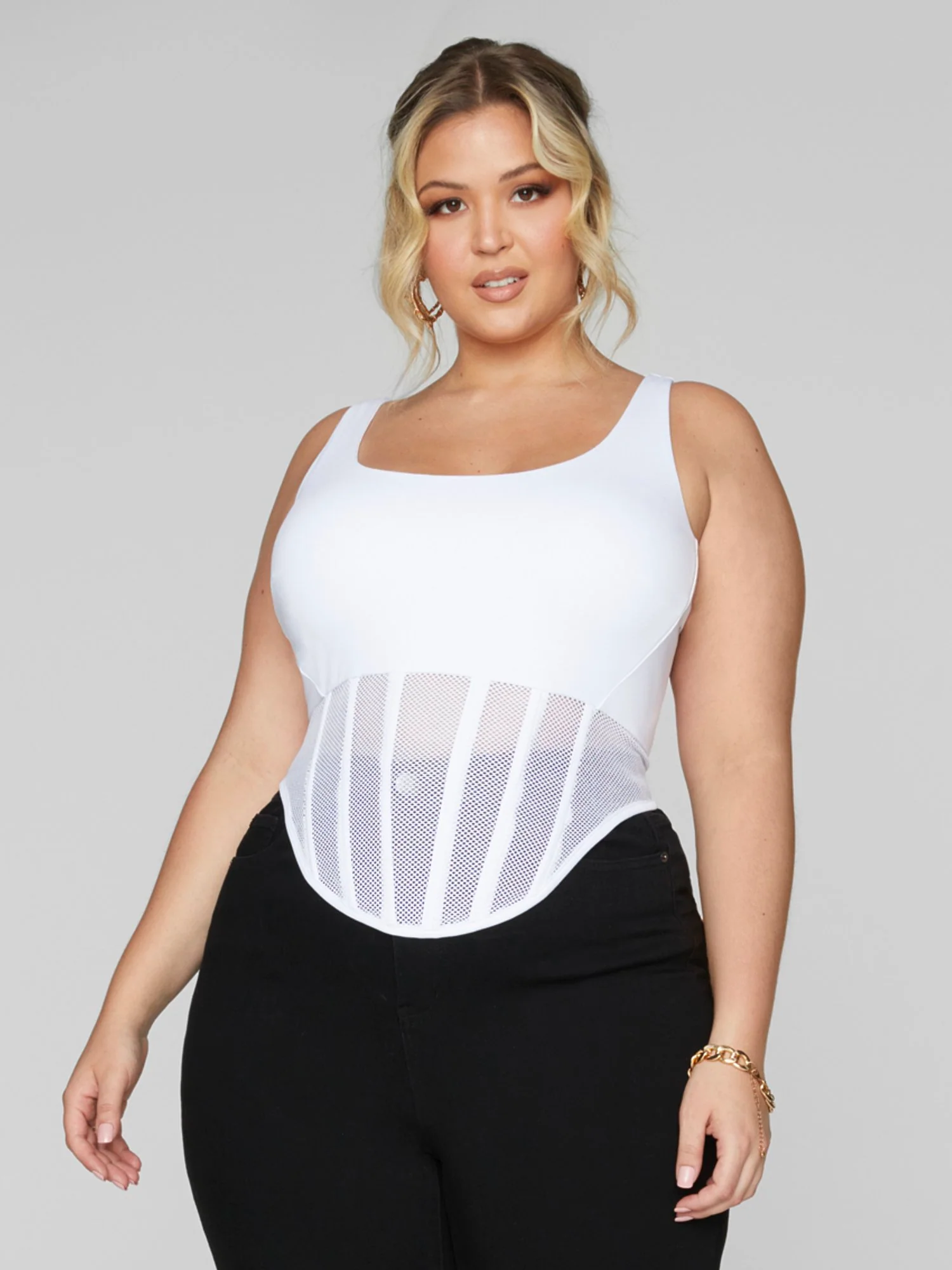Kenia Corset Style Tank Top - Image 2