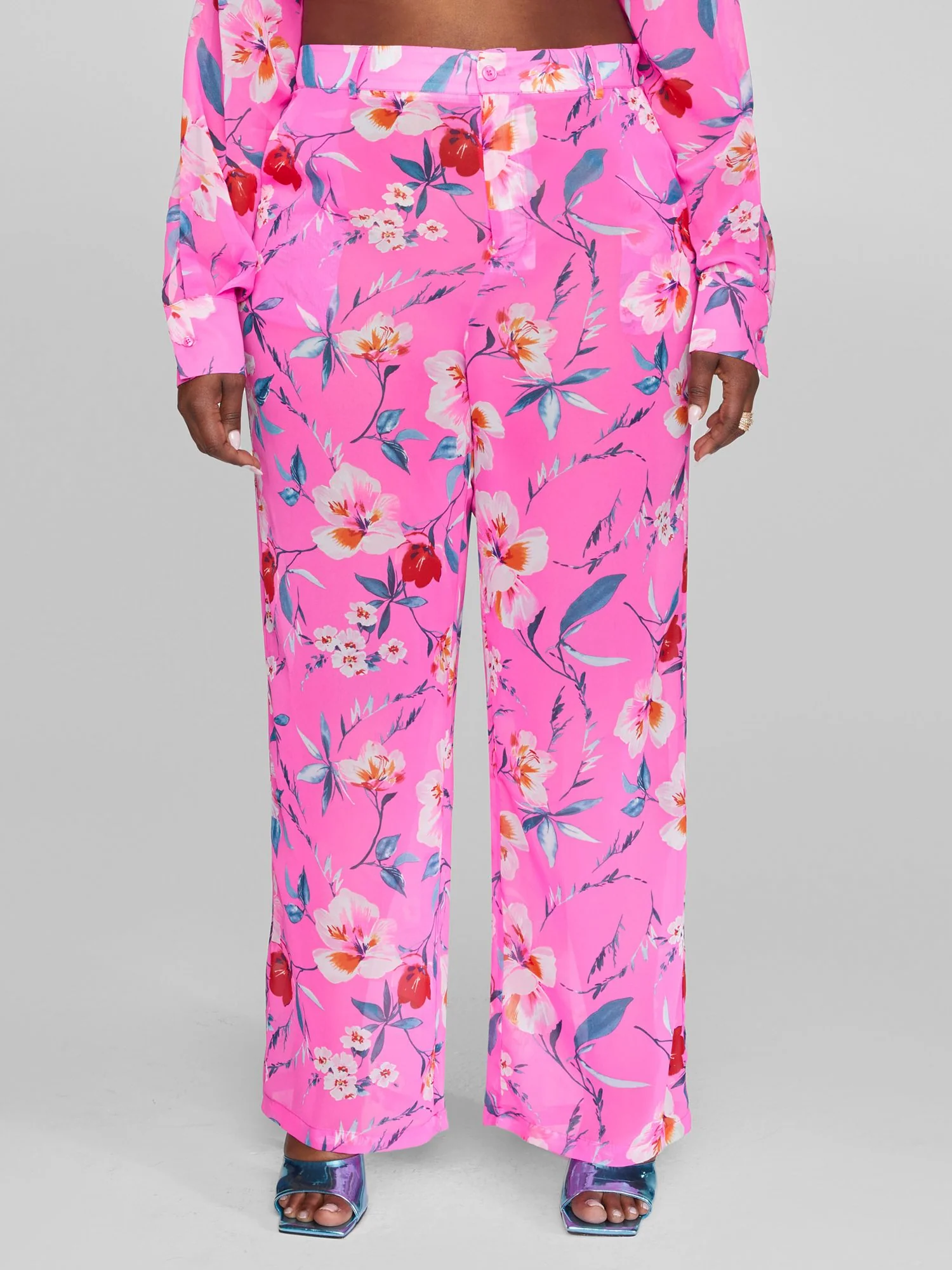 Kristen Floral Print Pants - Image 2