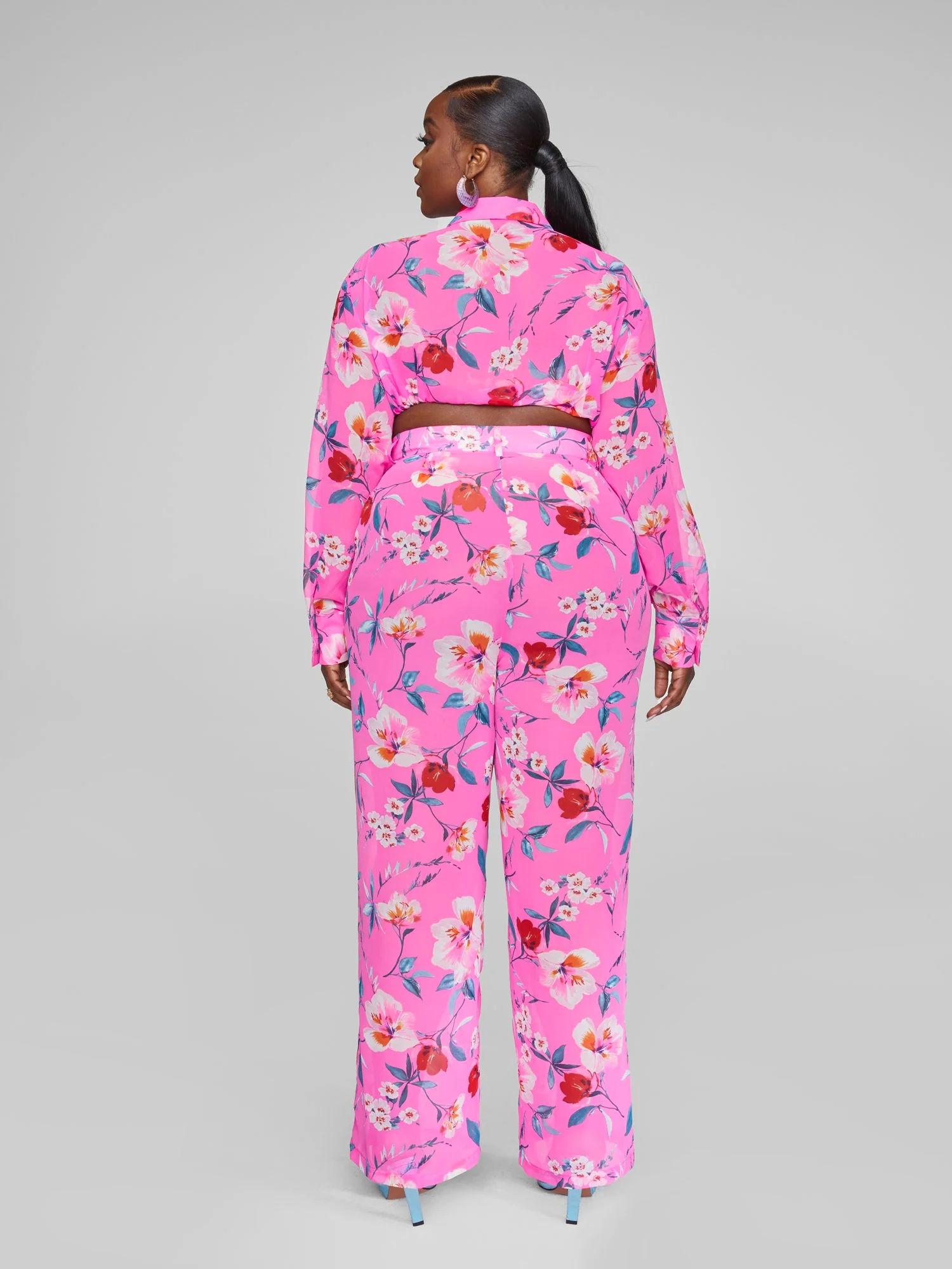 Kristen Floral Print Pants - Image 4