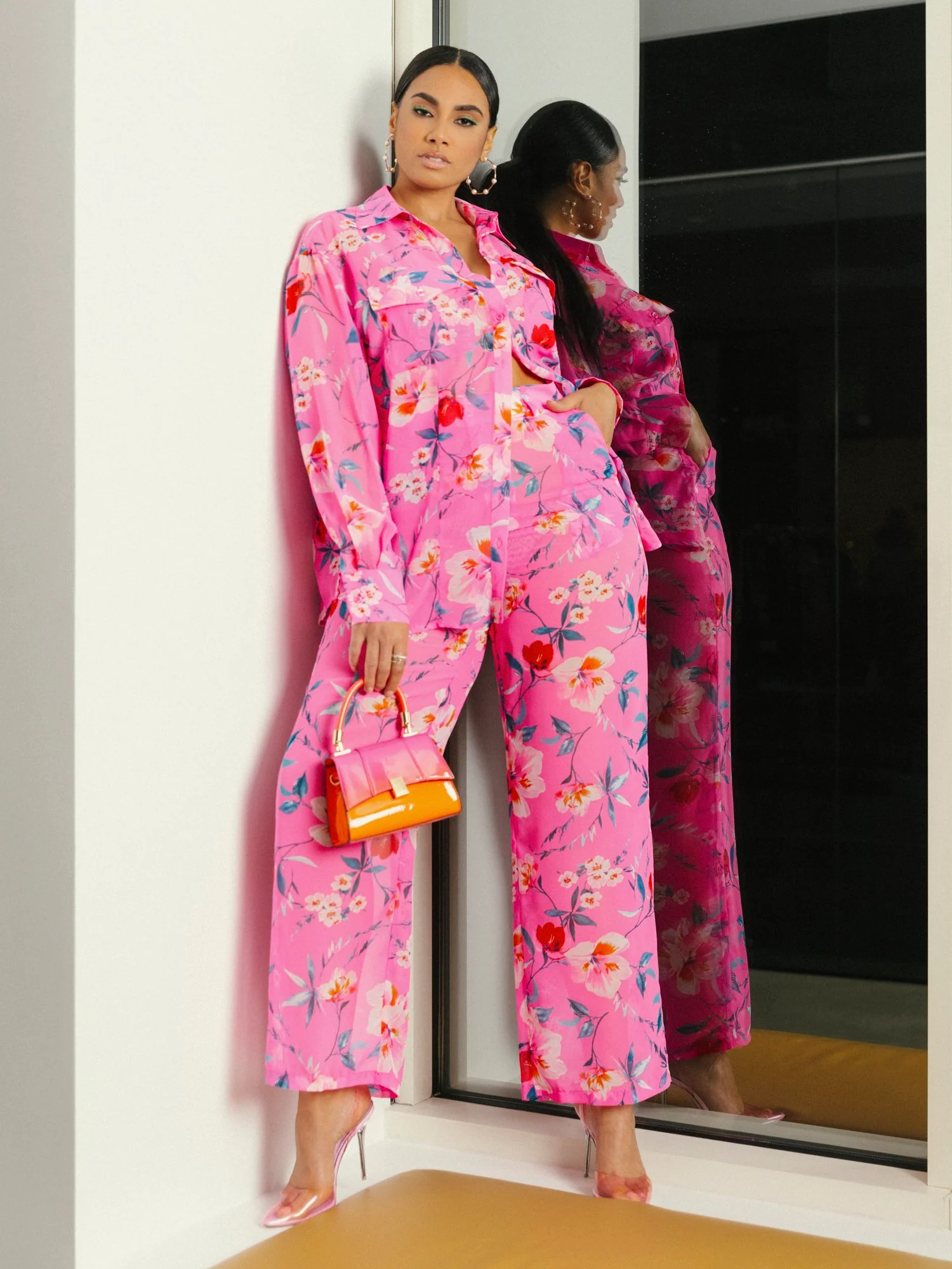 Kristen Floral Print Pants - Image 5