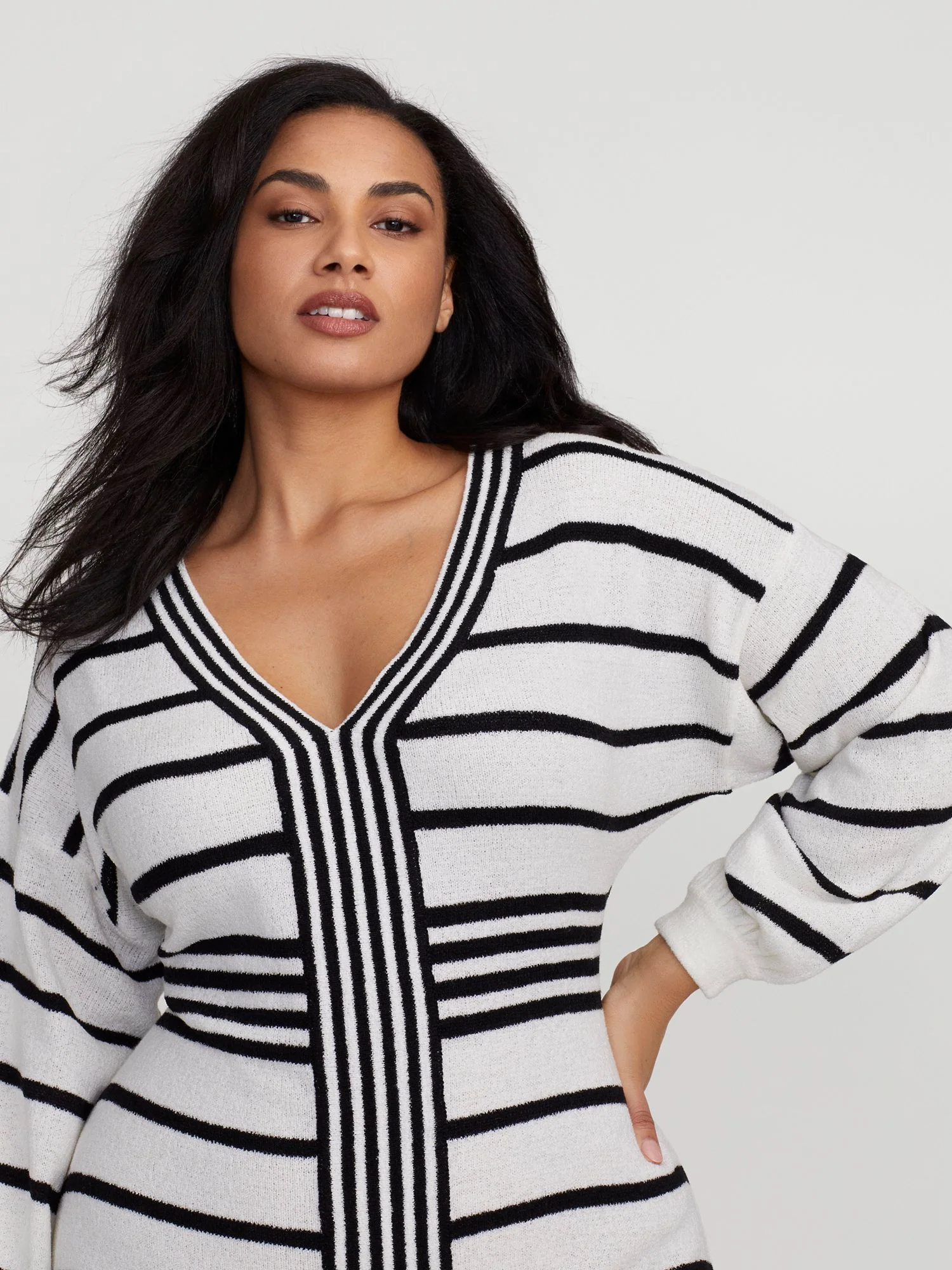 Laela Striped Knit Dress - Image 5