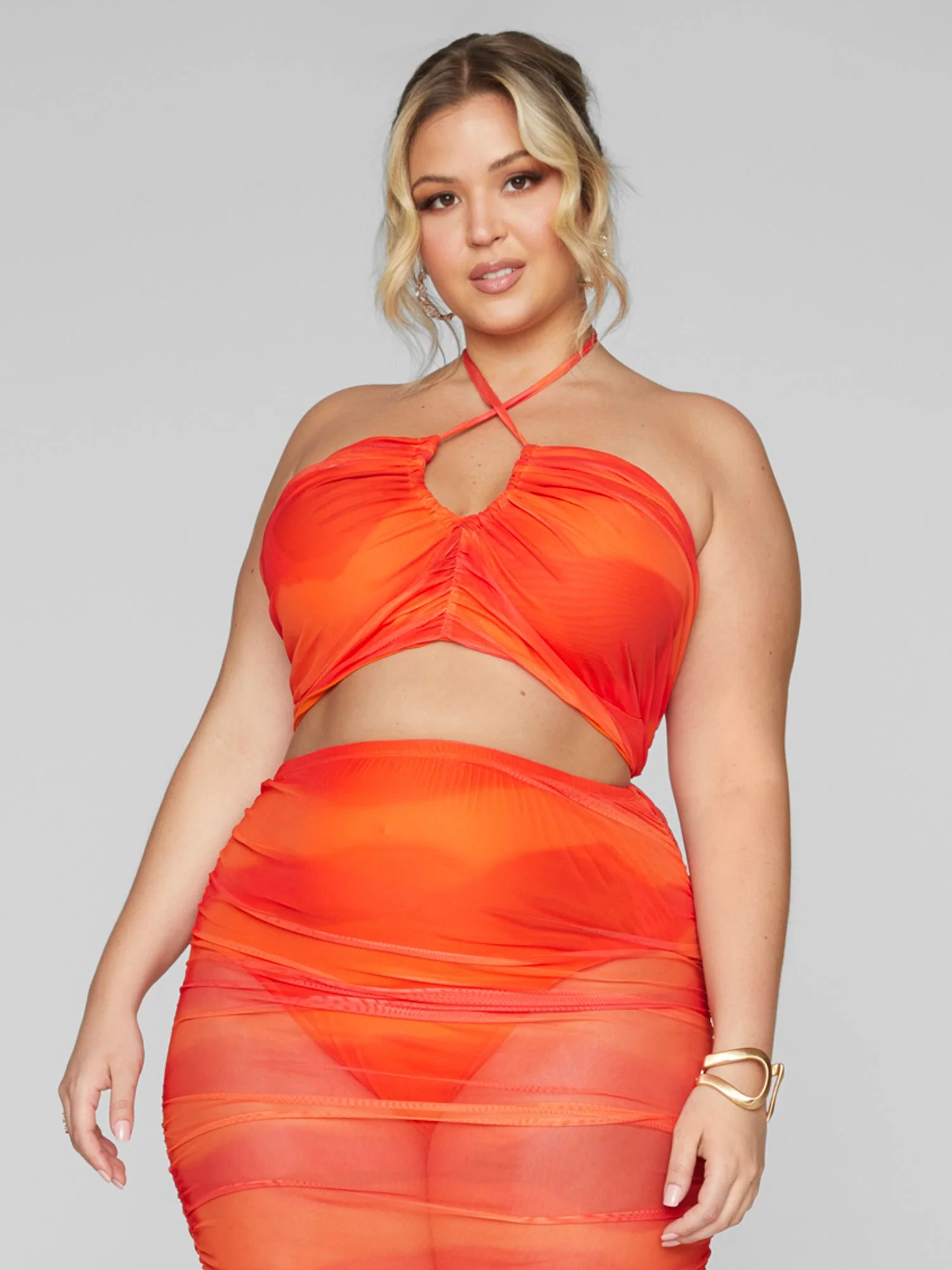Lalah Halter Style Crop Top - Image 2