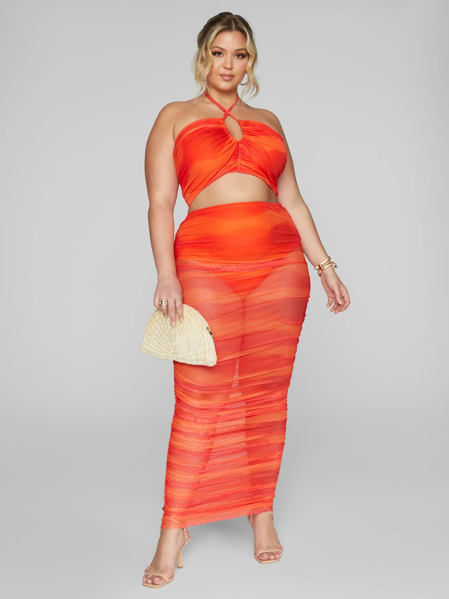 Lalah Halter Style Crop Top - Image 3