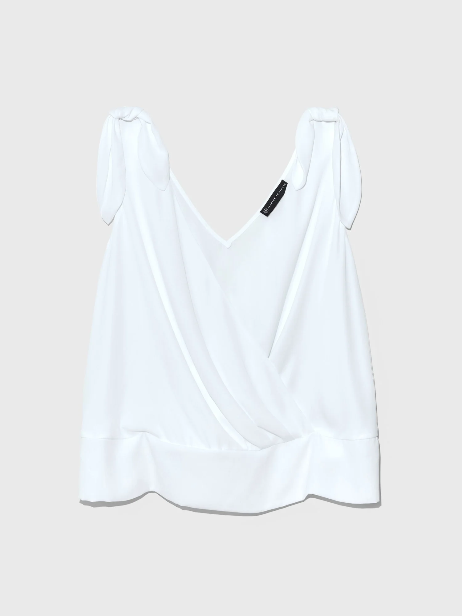 Lara Tie Shoulder Surplice Top