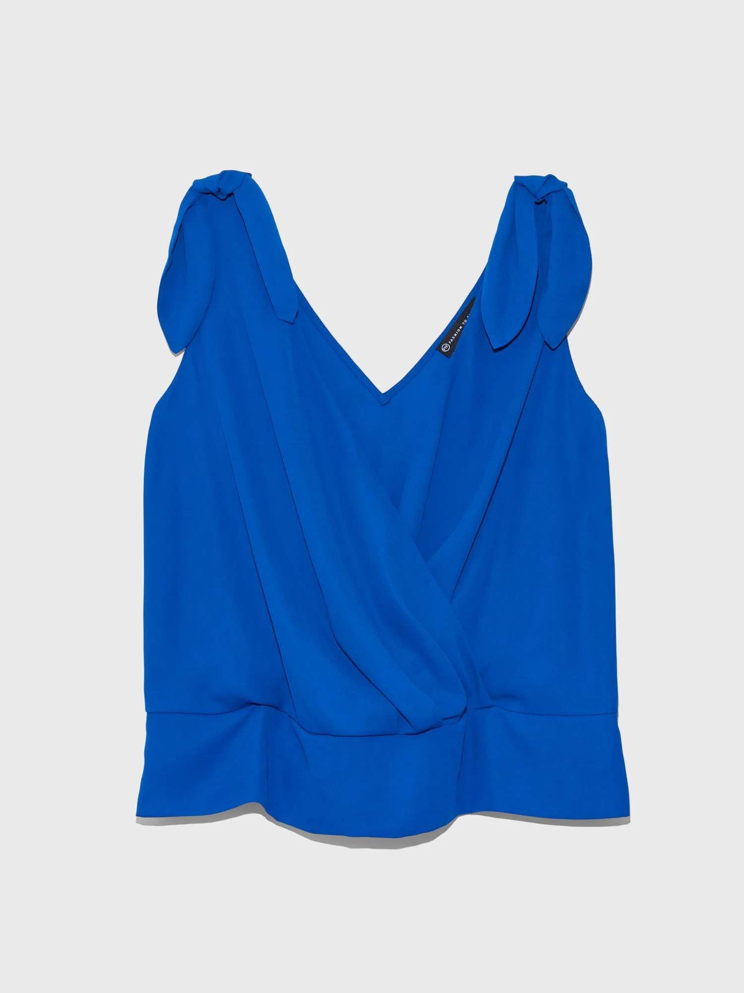 Lara Tie Shoulder Surplice Top - Image 9