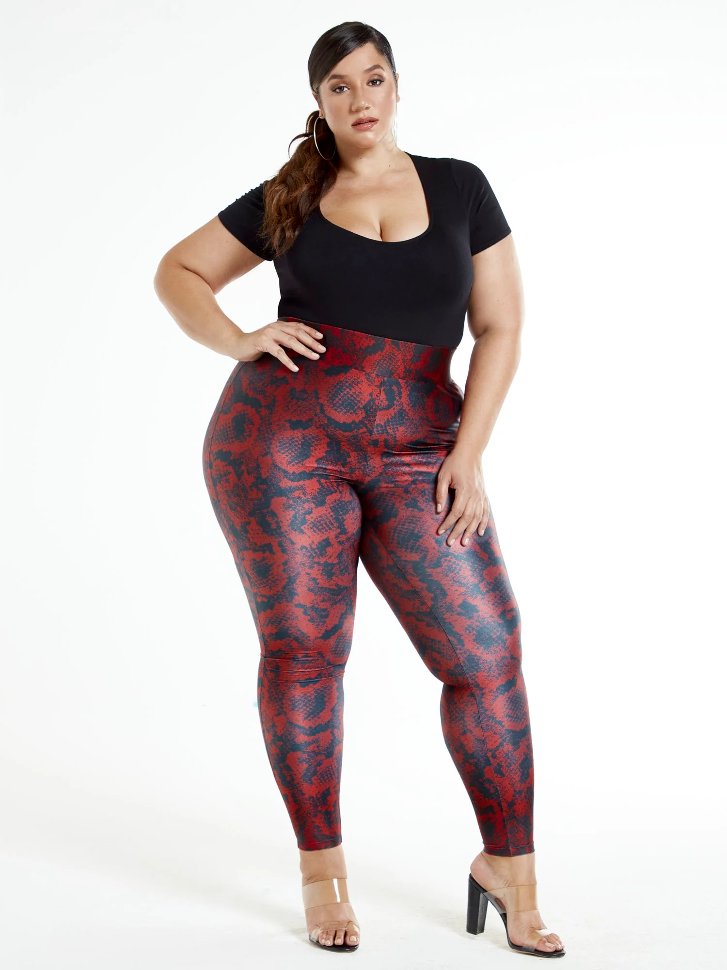 Latoya Snake Print Leggings - Image 4