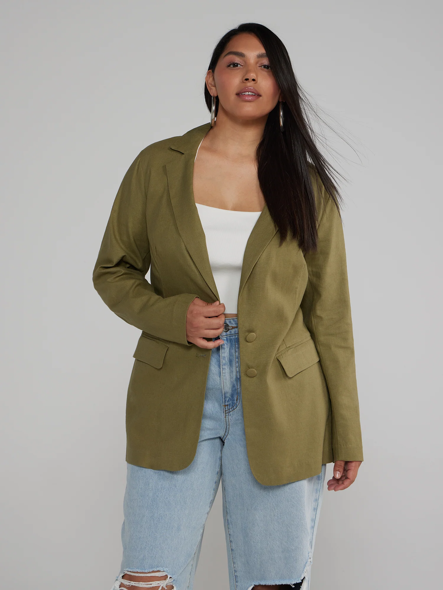 Lauren Linen Blazer - Image 2