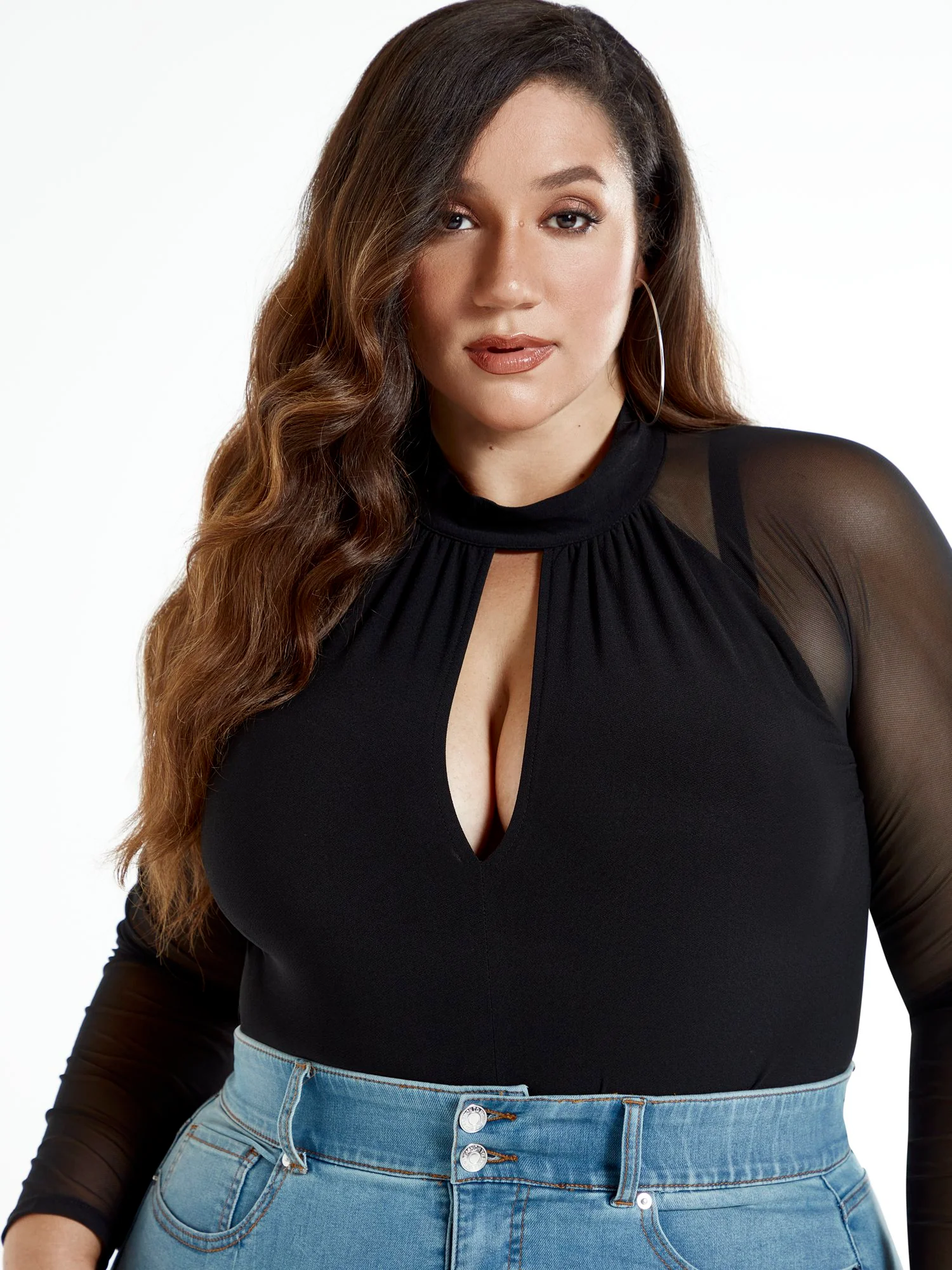 Laurie Mesh Sleeve Bodysuit - Image 5