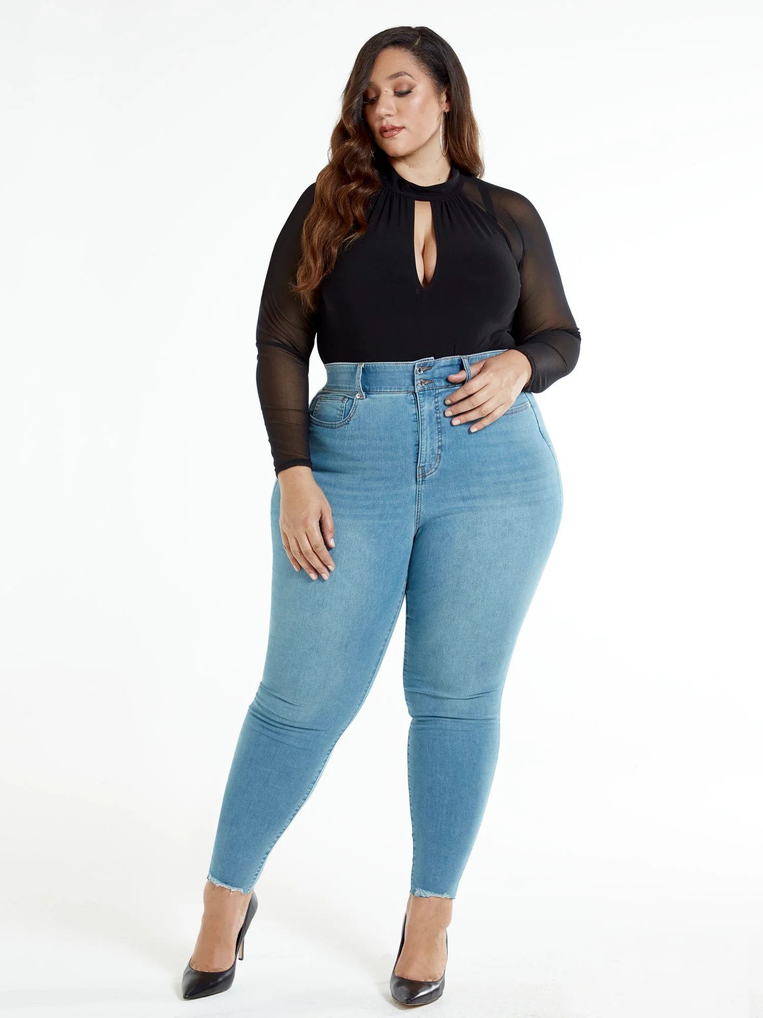 Laurie Mesh Sleeve Bodysuit - Image 6
