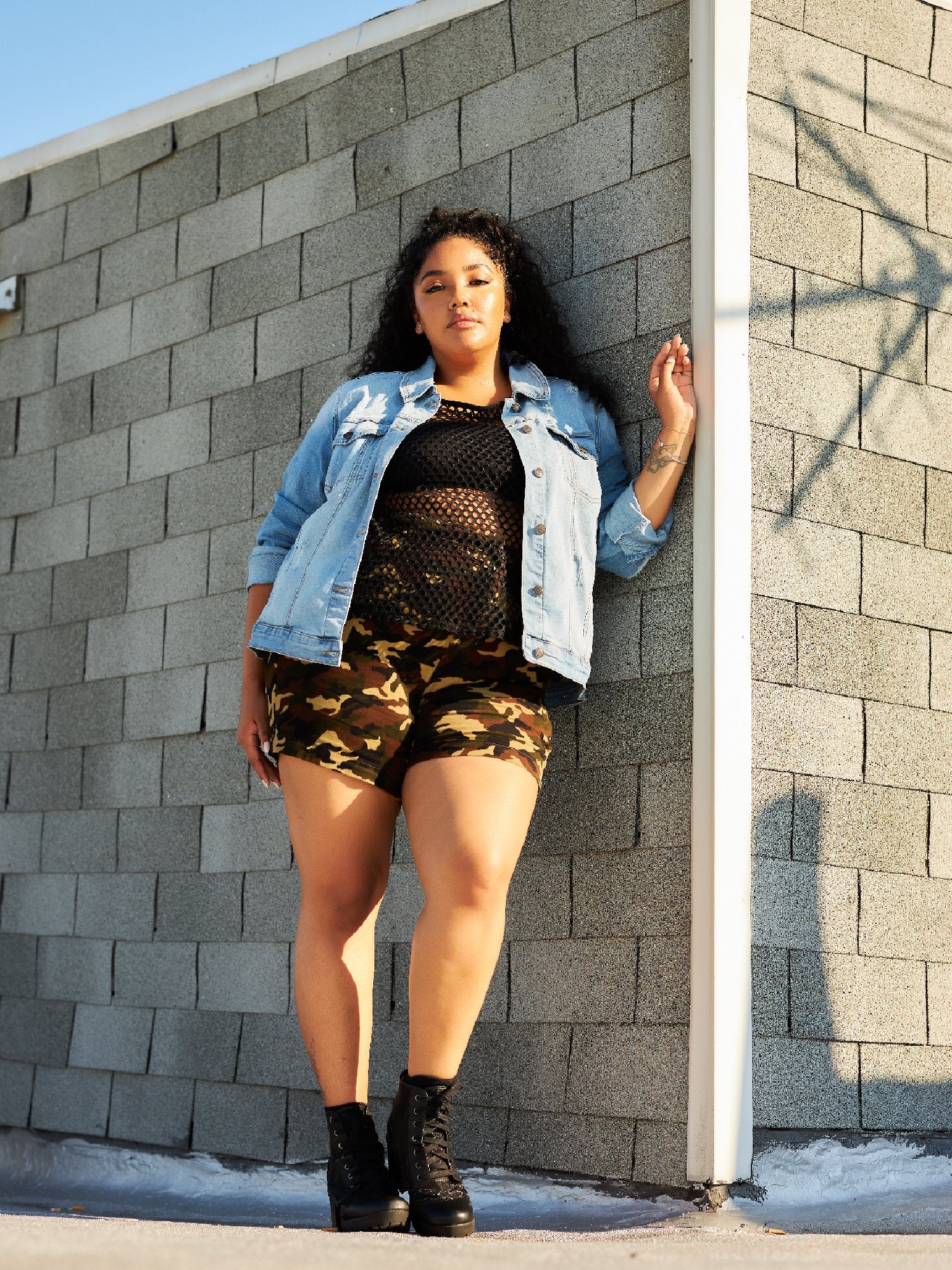 Layla Destructed Denim Jacket - Image 6